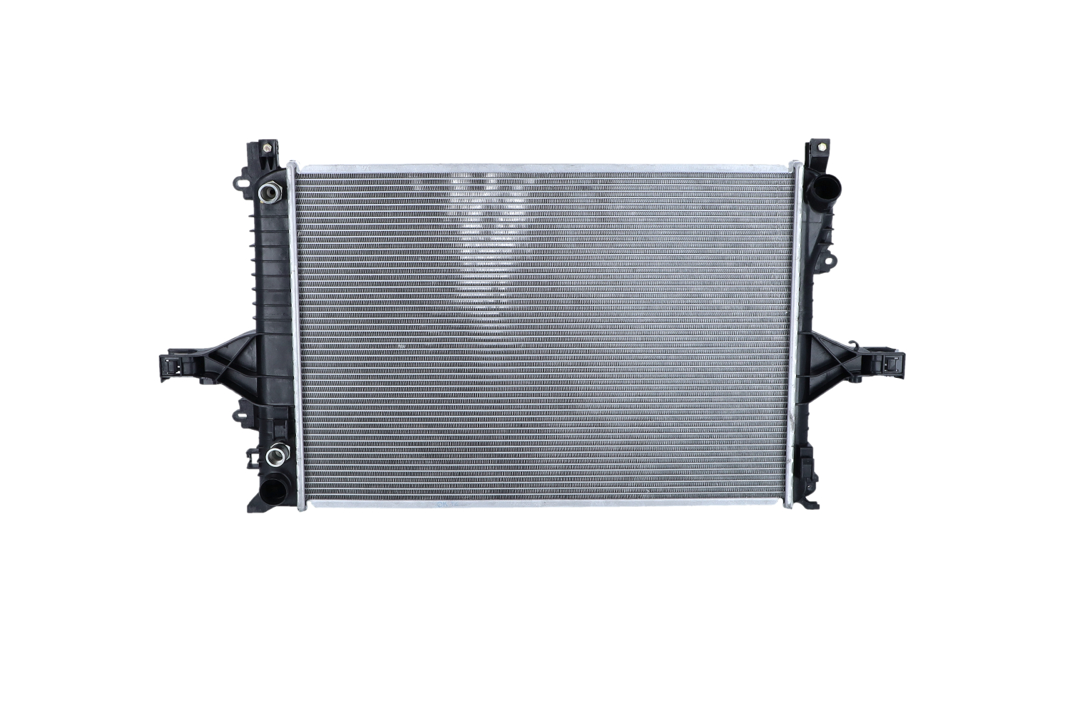 NRF 56125 Engine radiator Aluminium, 622 x 419 x 33 mm, with mounting parts, Brazed cooling fins