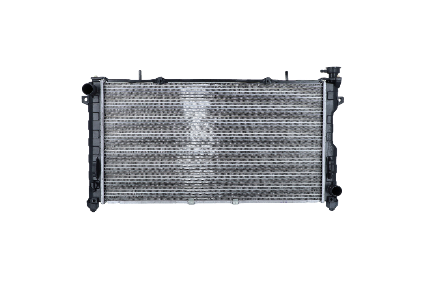 NRF 56133 Engine radiator Aluminium, 768 x 415 x 33 mm, with mounting parts, Brazed cooling fins