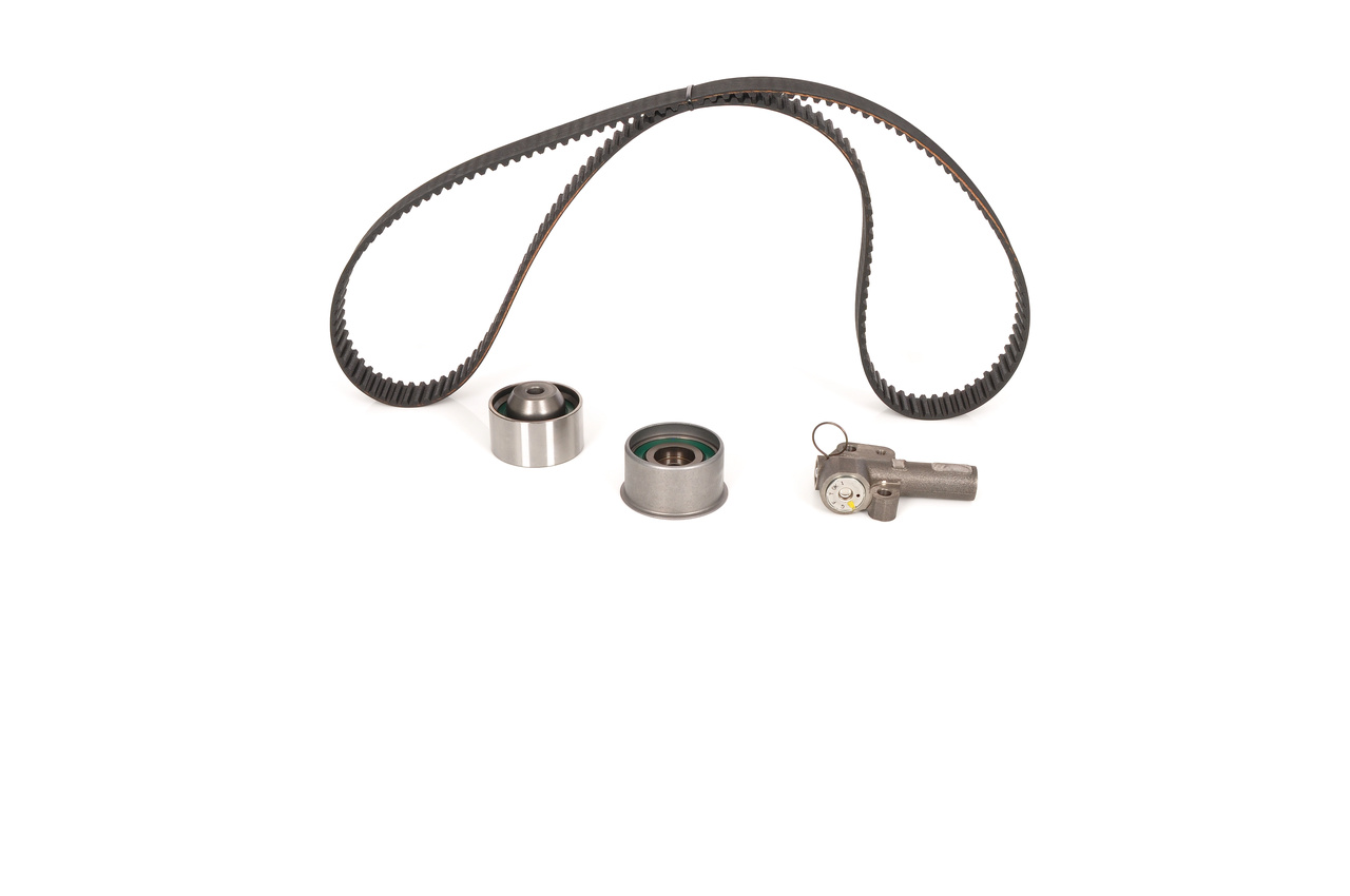 SPANNROLLEN-SET BOSCH zuby: 173, s napínacím dílem, s tlumičem vibrací pro kladky Délka: 1384mm, Šířka: 29mm Ozubení, sada rozvodového řemene 1 987 946 520 kupte si levně
