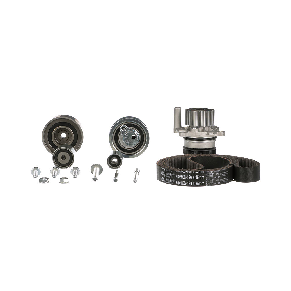Buy Water pump and timing belt kit K025649XS GATES KP25649XS-1 - Engine parts VW CADDY online