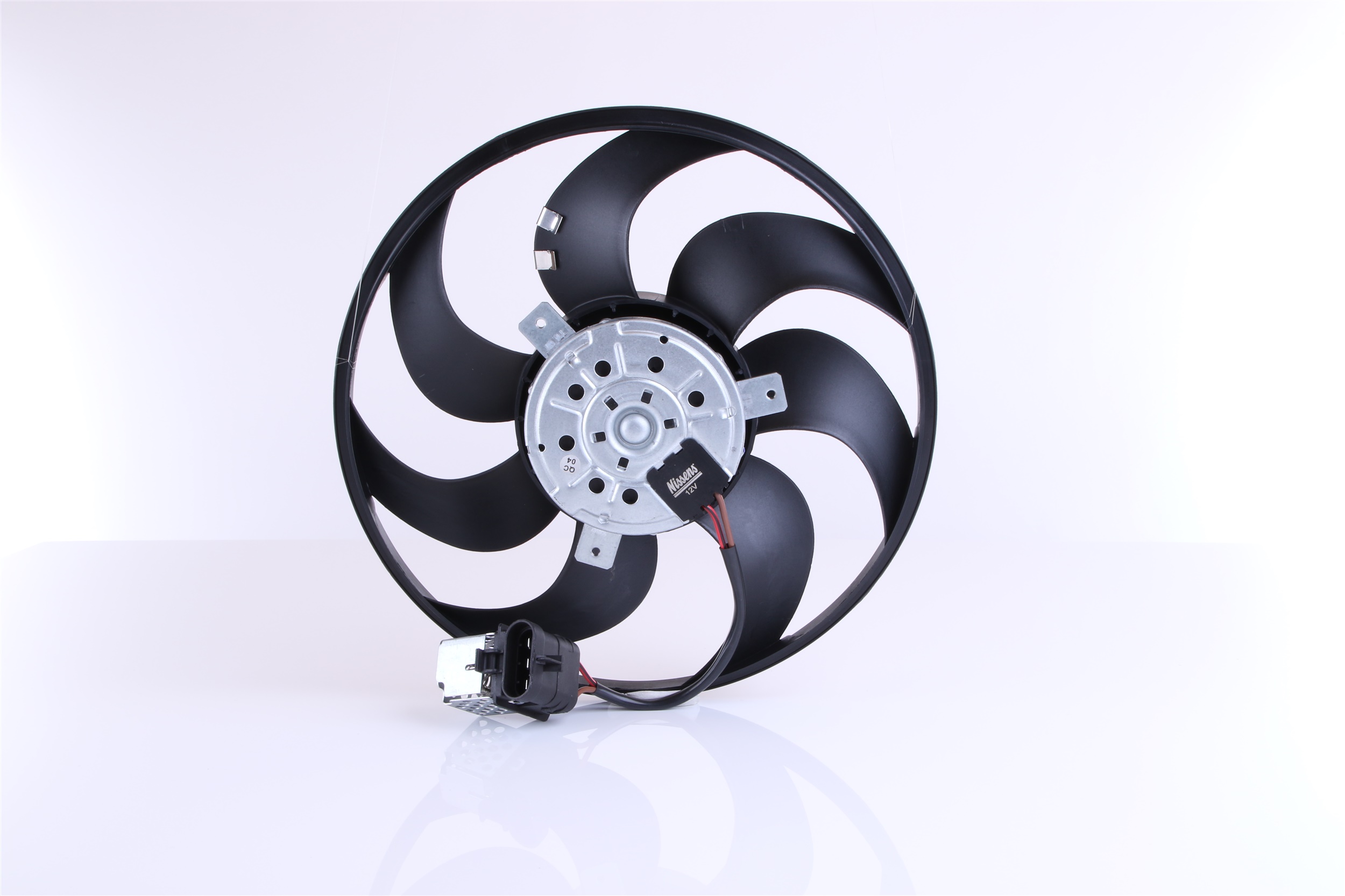 NISSENS 85754 Ventilador de motor Ø: 312 mm, 12V, sin bastidor de ventilador radiador (armazón), sin resistencia, con resistencia, sin unidad de control