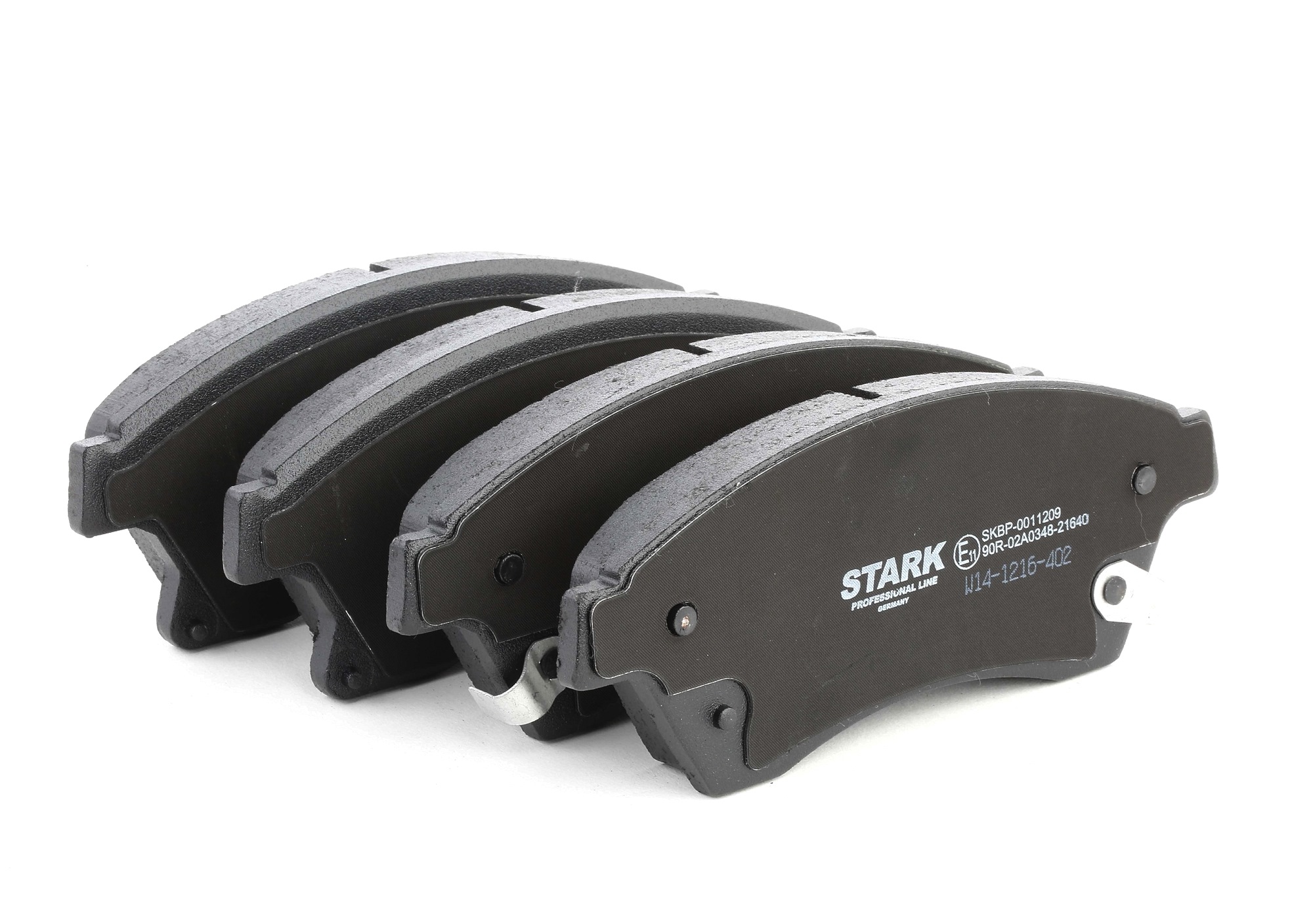 SKBP-0011209 STARK Pasticche dei freni OPEL Assale anteriore, con segnalatore acustico usura