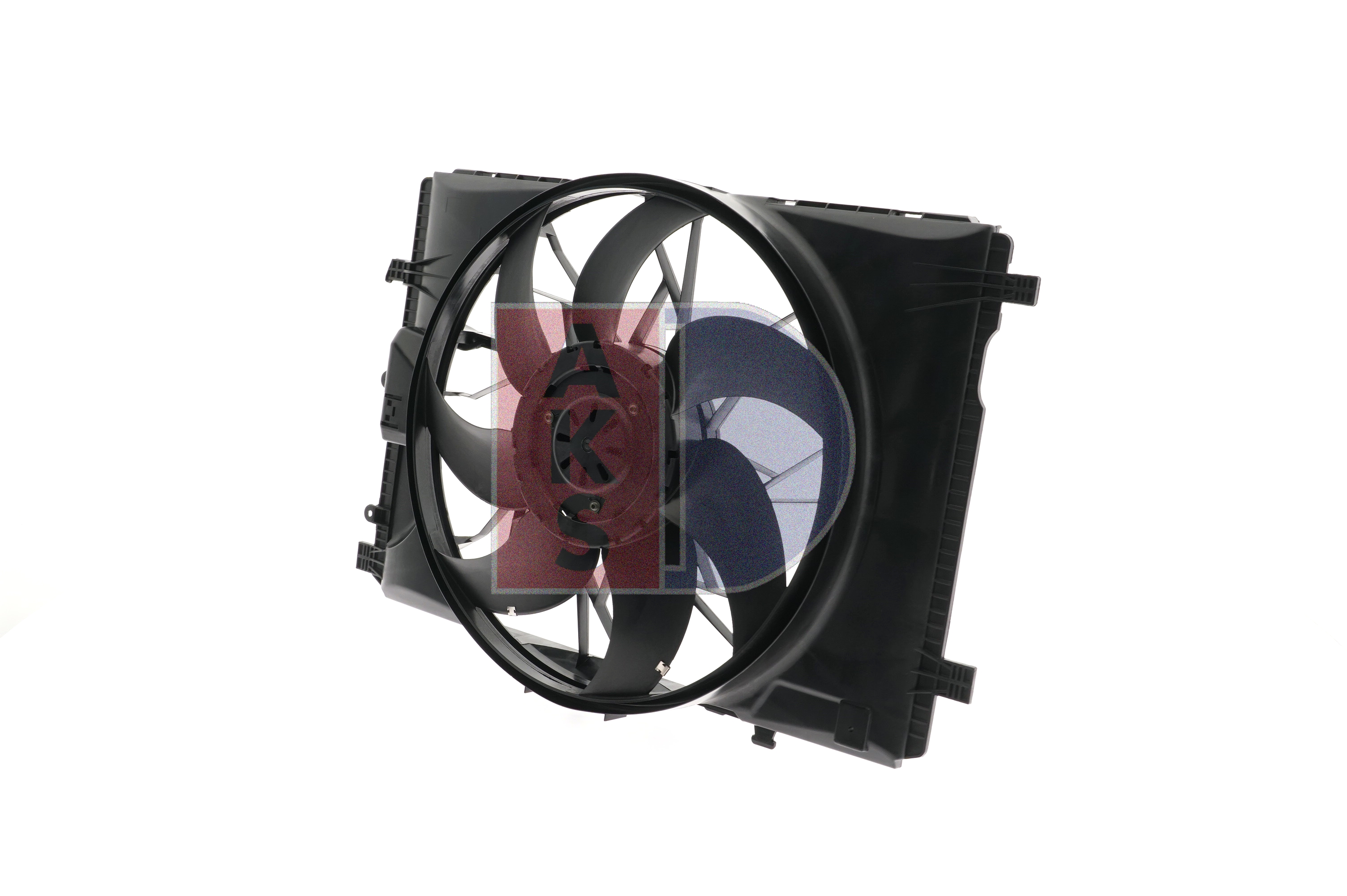AKS DASIS 128174N Fan, radiator Ø: 475 mm, 12V, 600W, with radiator fan shroud, with control unit