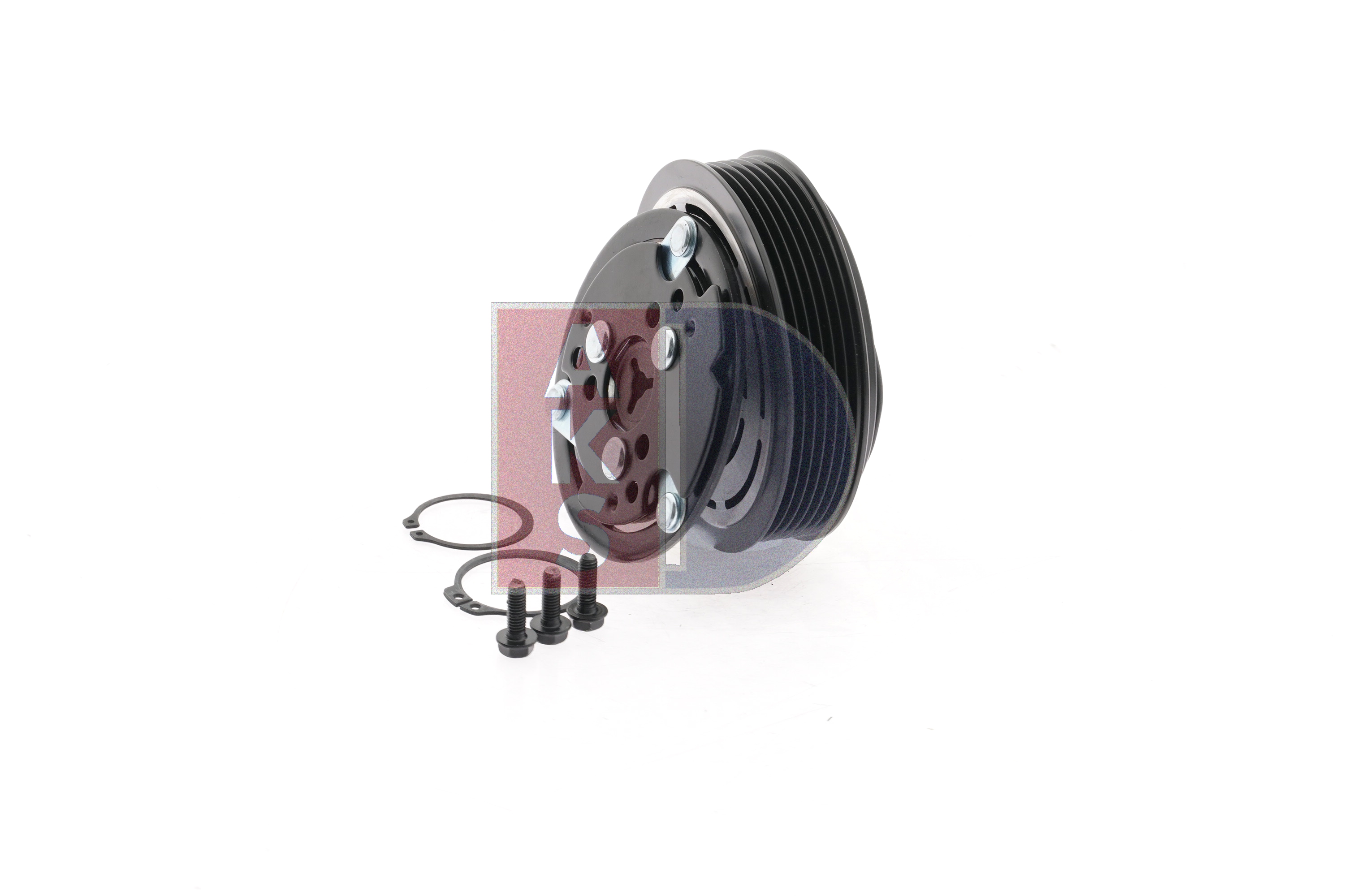 AKS DASIS 852242N Embrayage magnétique pour compresseurs de climatisation 12V, Sanden SD7H15, QC Ø 119 mm, Nombre de gorges: 6