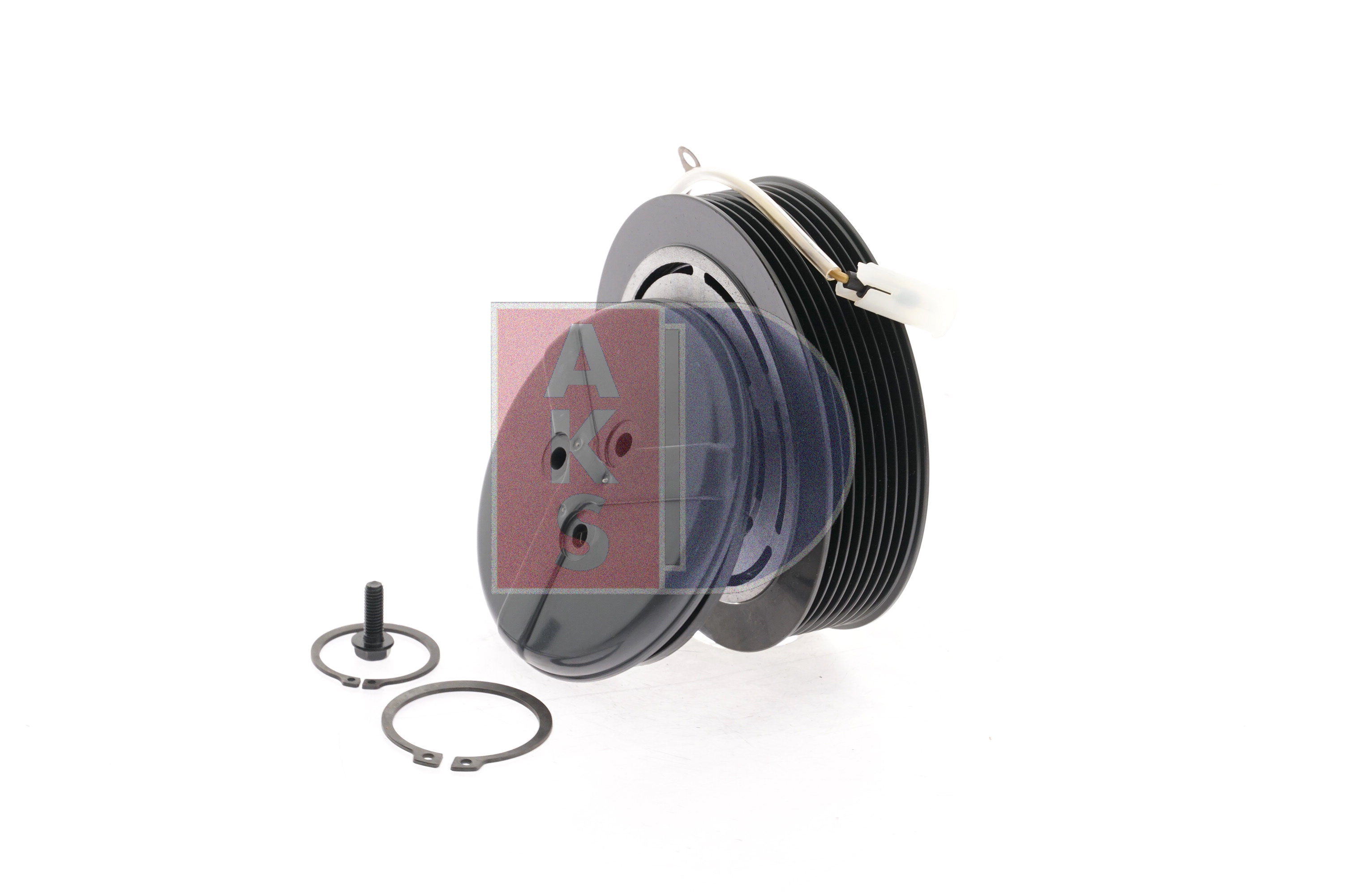 AKS DASIS 852253N Embrayage magnétique pour compresseurs de climatisation 24V, Sanden SD7H15 Ø 132 mm, Nombre de gorges: 8