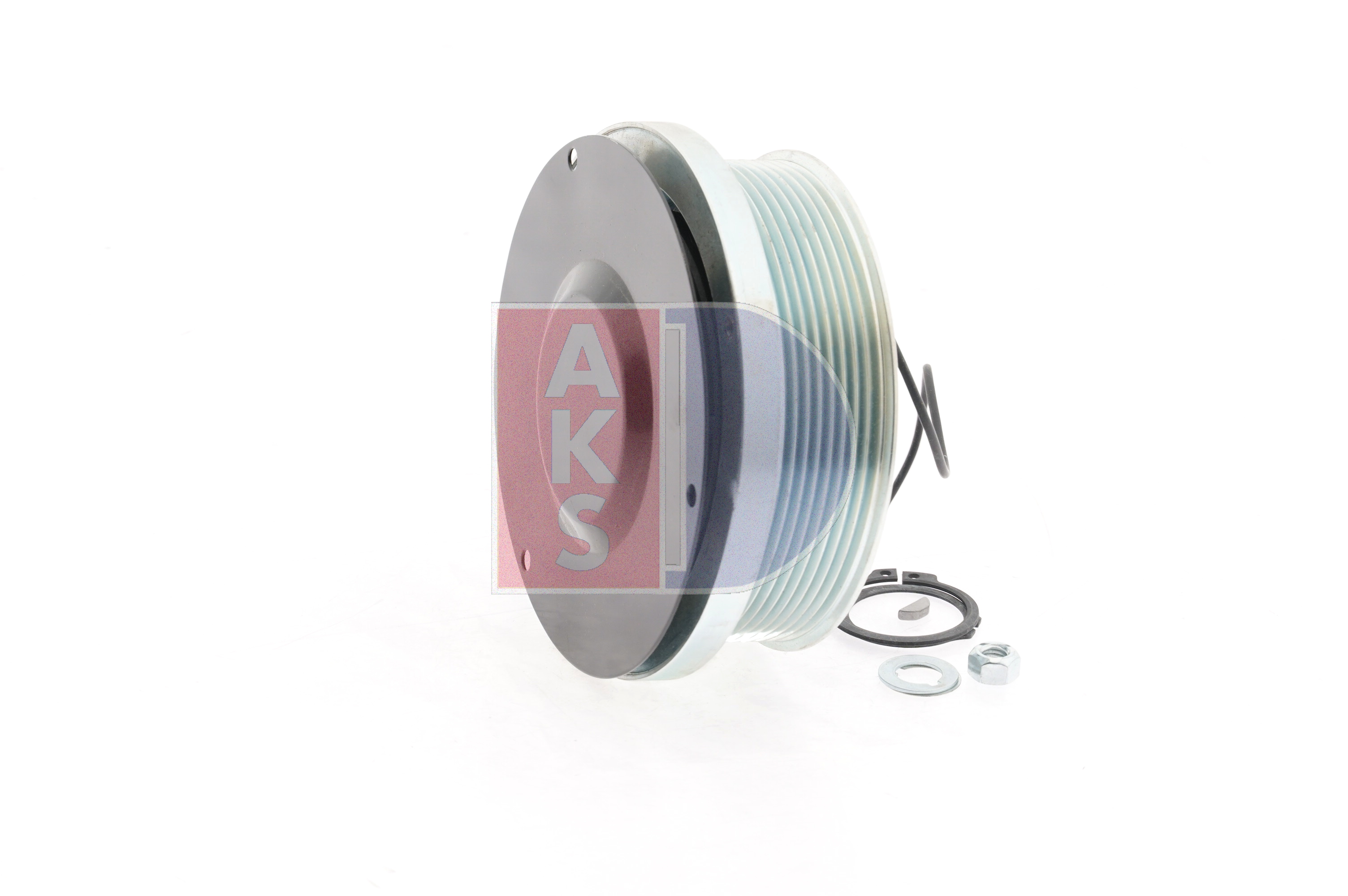 AKS DASIS 852259N Acoplamiento magnético, compresor del aire acondicionado 12V, Sanden SD7H15, KCA Ø 153 mm, Número de canales: 8
