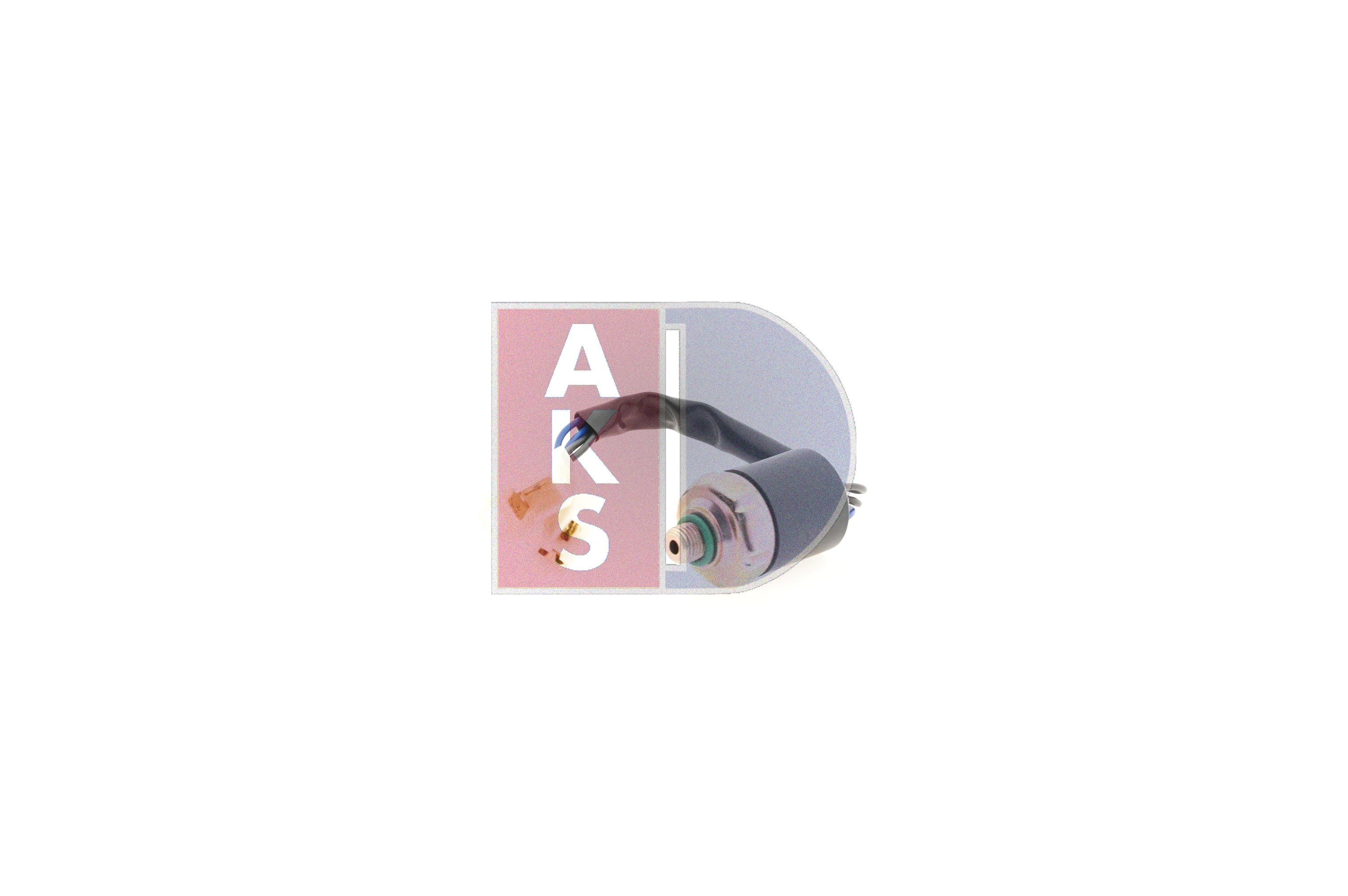 860187N AKS DASIS 2-polig Druckschalter, Klimaanlage 860187N