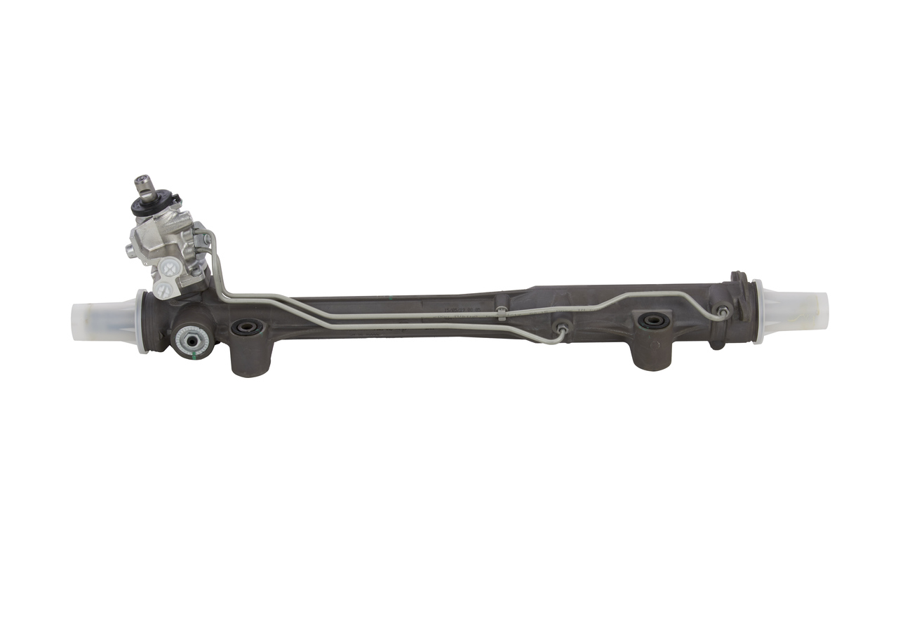 K S00 000 915 BOSCH Power steering rack VW Hydraulic, for vehicles with power steering, for left-hand drive vehicles, without tie rod, without tie rod ends