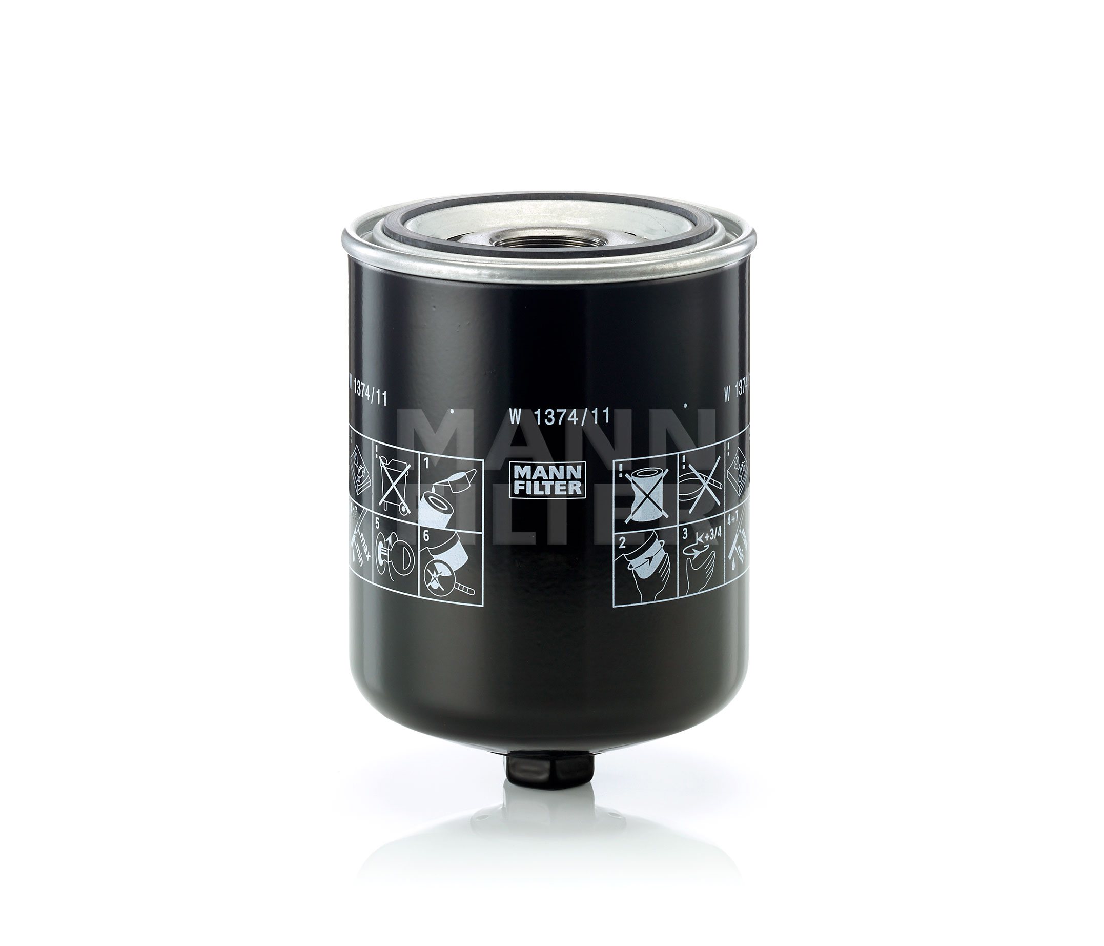 acheter MANN-FILTER 1 1/2-16 UN-2B, Filtre vissé W 1374/11 Ø: 135mm, Hauteur: 177mm Filtre à huile W 1374/11 à un bon prix