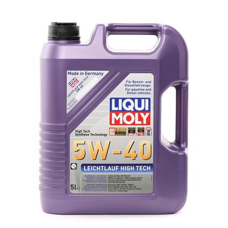 Hochwertiges Öl von LIQUI MOLY 4100420038648 5W-40, 5l, Synthetiköl