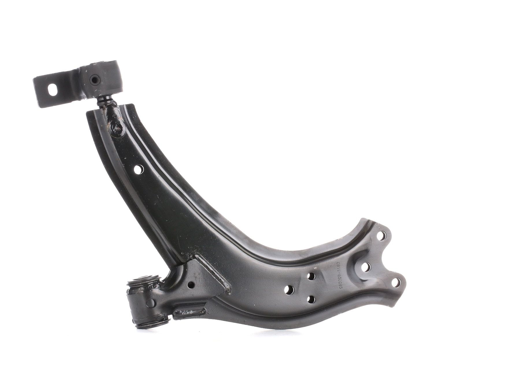 STARK SKCA-0050269 Suspension arm with holder, with rubber mount, without ball joint, Front Axle Right, Lower, Control Arm, Sheet Steel