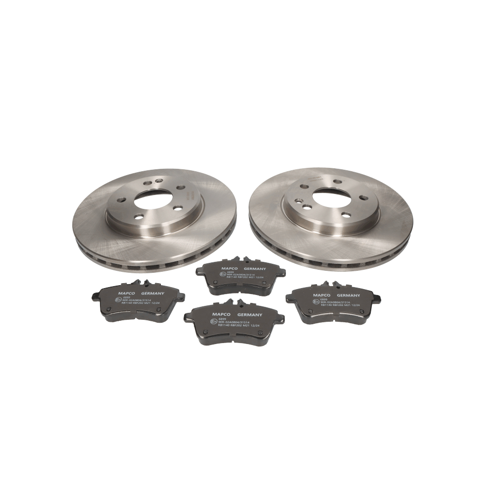 MAPCO Essieu avant, ventilé, avec tôle anti-bruit Ø: 288mm, Épaisseur du disque de frein: 25mm Kit de frein 47812 acheter en ligne