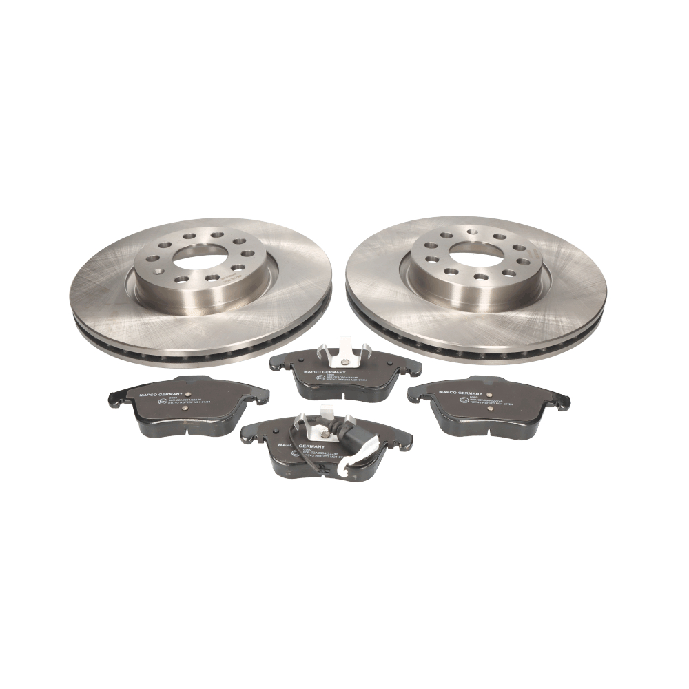 MAPCO Front Axle, Vented, with anti-squeak plate Ø: 312mm, Brake Disc Thickness: 25mm Brake discs and pads 47921 buy