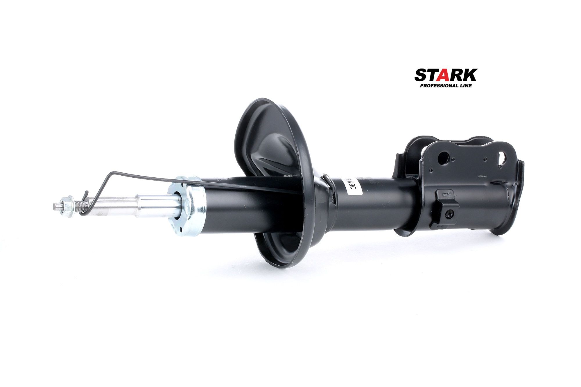 STARK SKSA-0131854 Shock absorber Front Axle Left, Gas Pressure, Suspension Strut, Bottom Clamp, Top pin