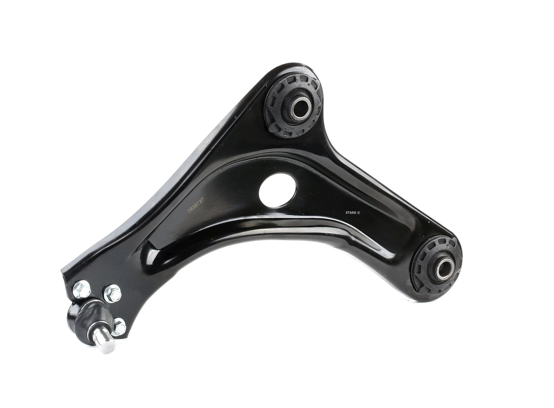 STARK SKCA-0050467 Suspension arm with ball joint, with rubber mount, Control Arm, Steel, Cone Size: 18 mm