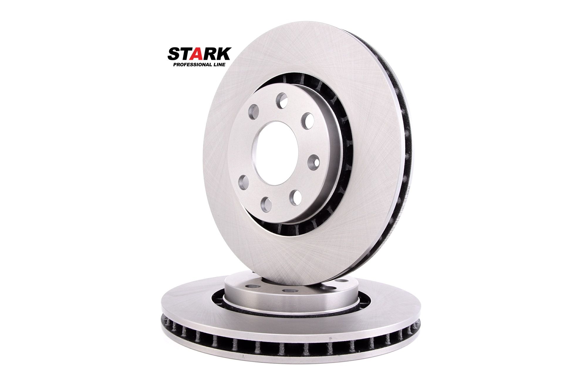 STARK SKBD-0022842 Brake disc Front Axle, 256,0x24mm, 4/7x100, Externally Vented, Uncoated