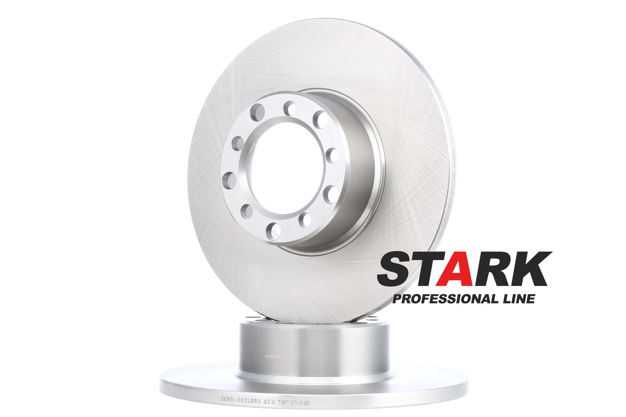 STARK SKBD-0022886 Brake disc Front Axle, 278x12,6mm, 5/10x112, solid