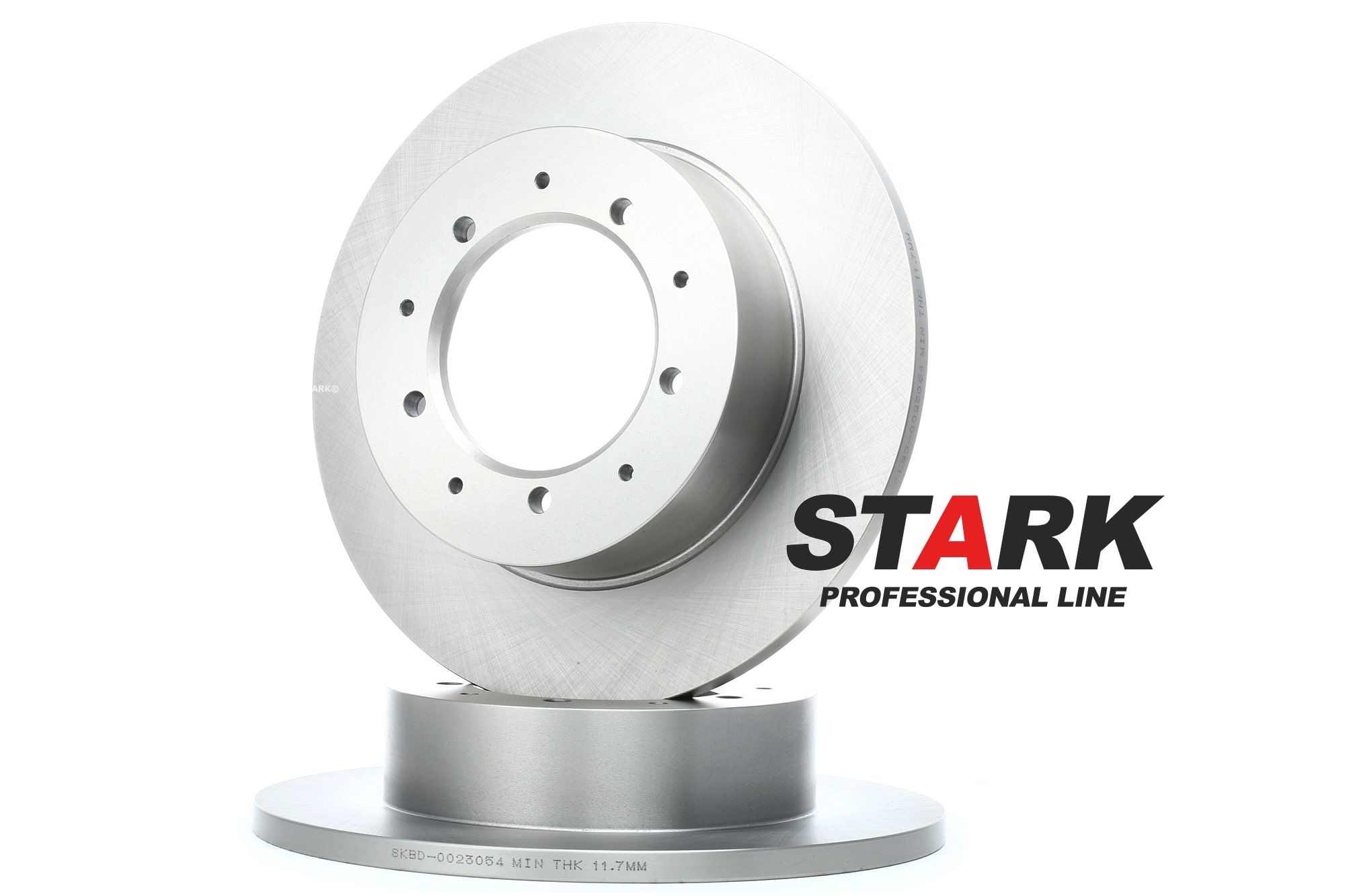 STARK Rear Axle, 289,6x12.6mm, 5/10x127, solid, Cast Iron Ø: 289,6mm, Num. of holes: 5/10, Brake Disc Thickness: 12.6mm Brake rotor SKBD-0023054 buy