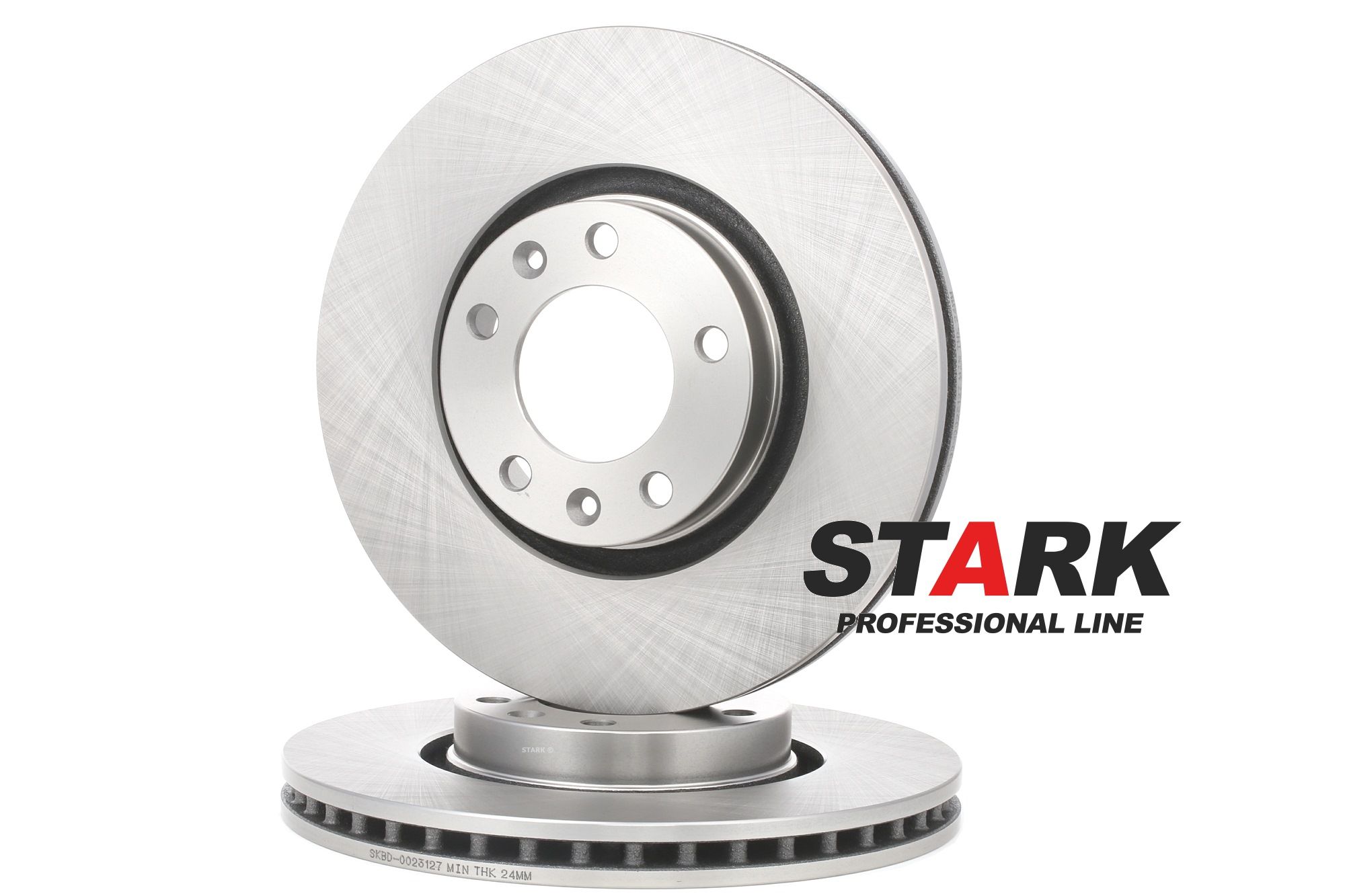STARK SKBD-0023127 Brake disc Front Axle, 283,0x26mm, 5, 05/07x108, Externally Vented, Uncoated
