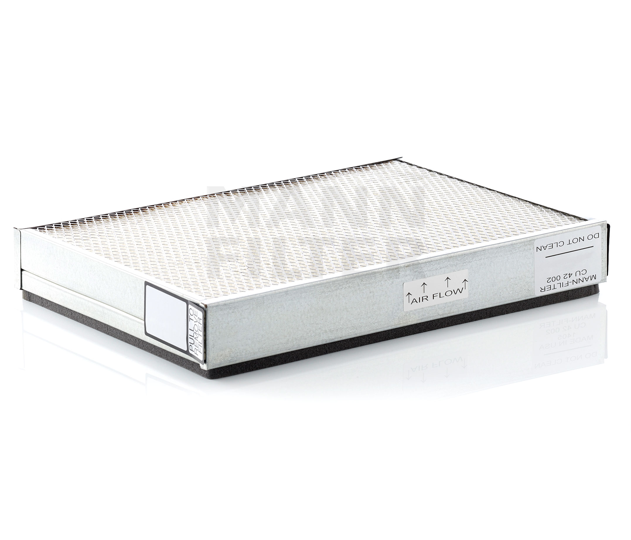 MANN-FILTER Pollenfilter CU 42 002 Partikelfilter, 428 mm x 298 mm x 65 mm Breite: 298mm, Höhe: 65mm, Länge: 428mm