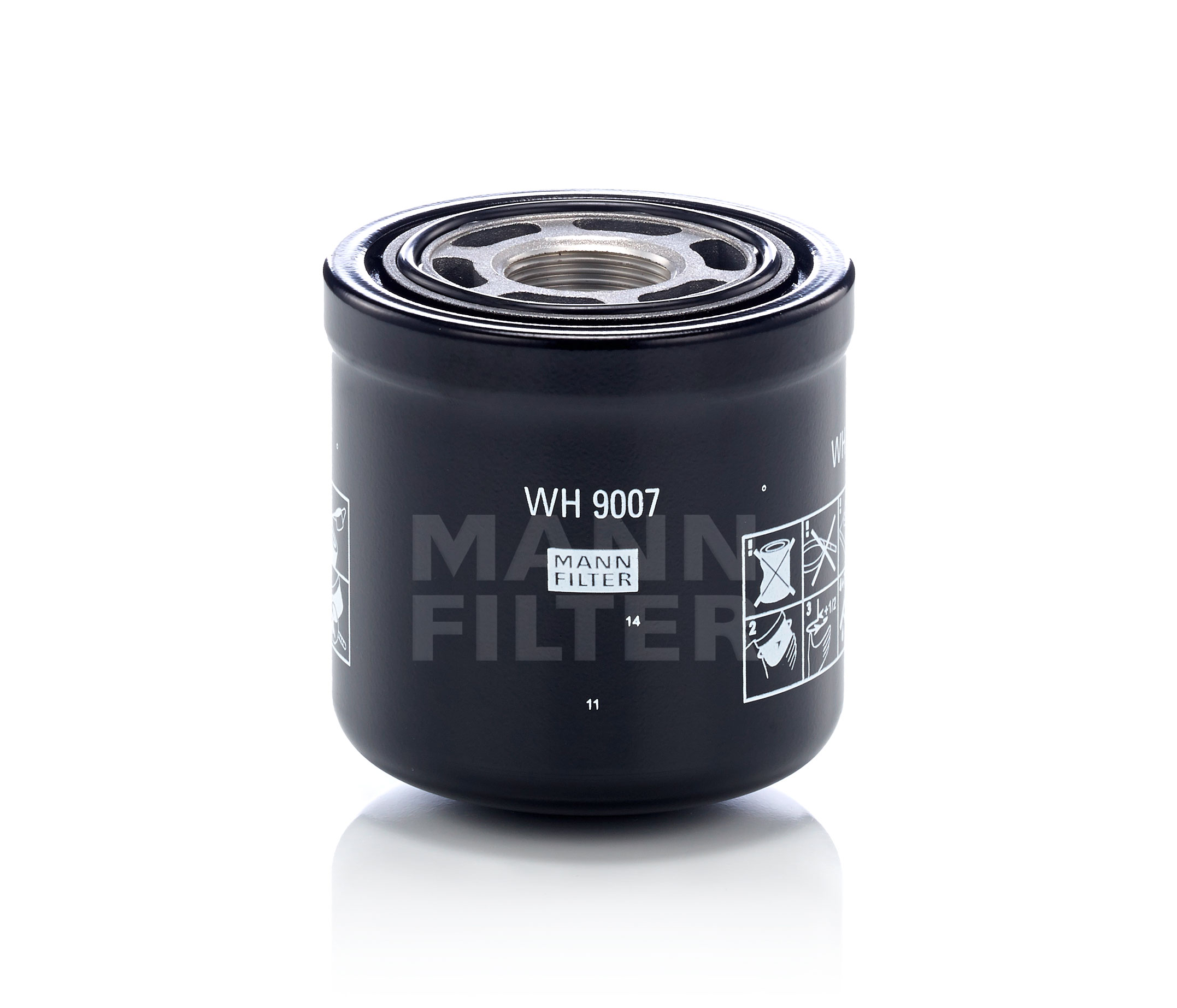 Køb WH 9007 MANN-FILTER 95 mm Filter, arbejdshydraulik WH 9007 billige