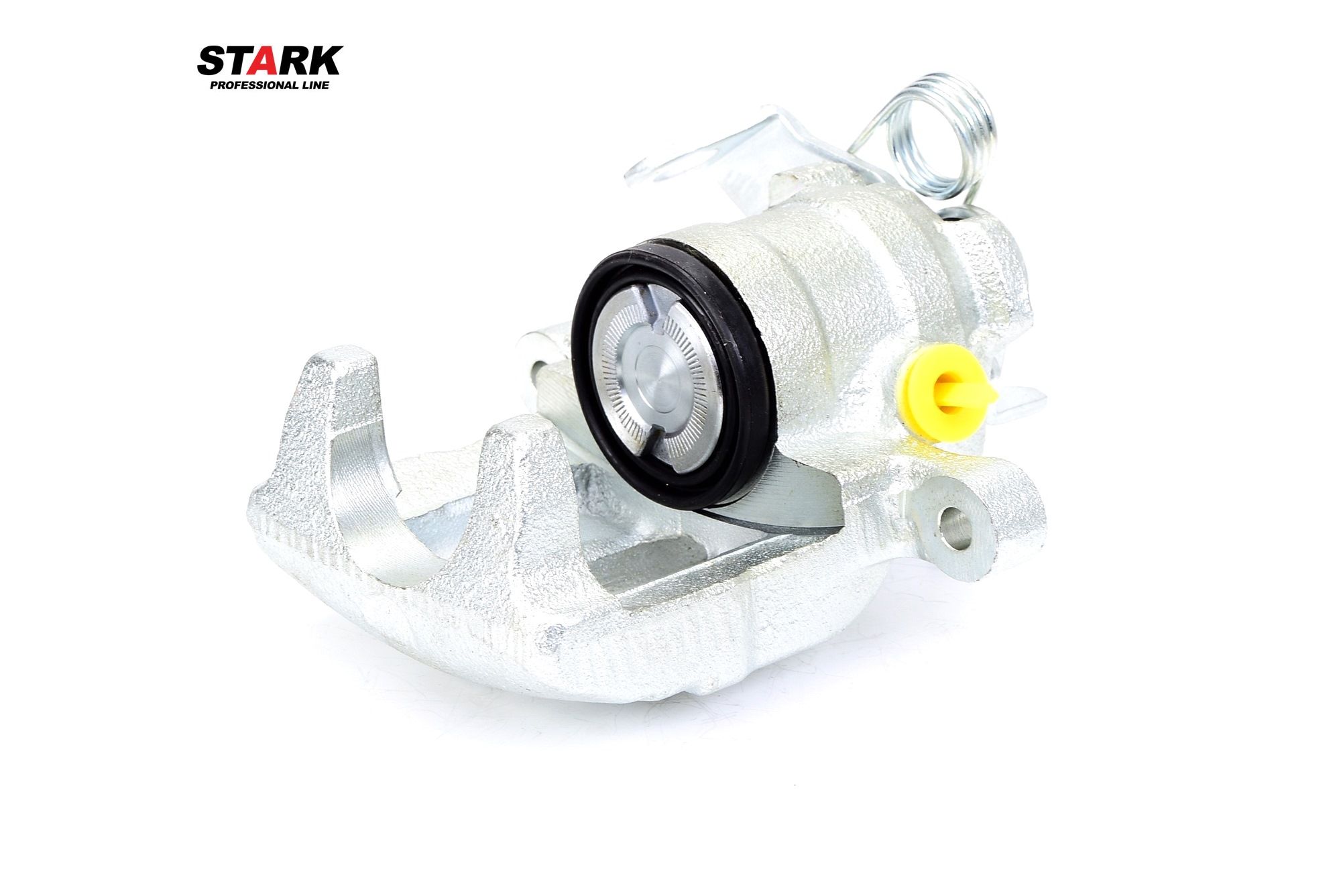 STARK SKBC-0460005 Brake caliper Cast Iron, 118mm, Rear Axle, Rear Axle Left, without holder, Self-adjusting