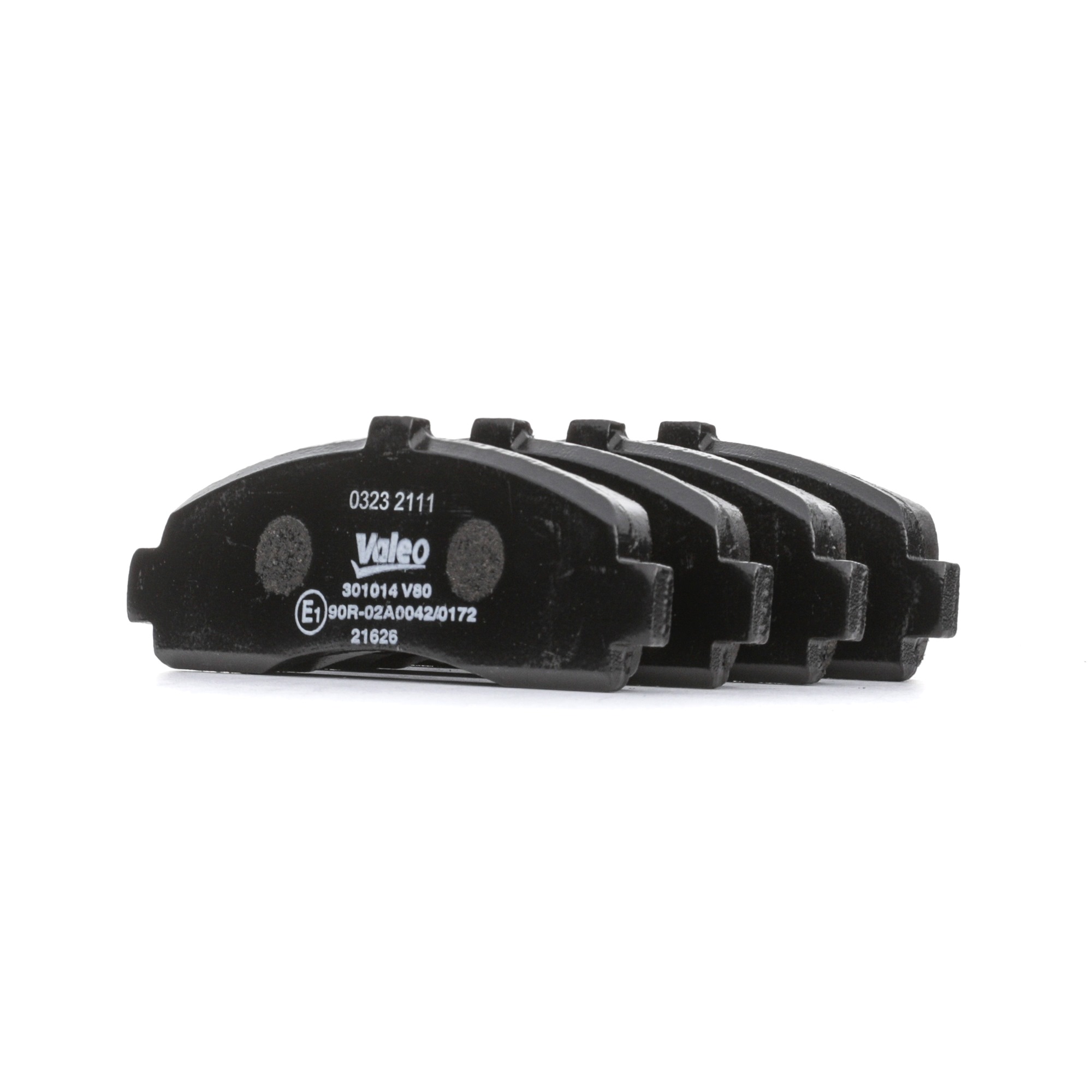 VALEO 301014 Brake pad set FIRST, Front Axle, excl. wear warning contact, without anti-squeak plate
