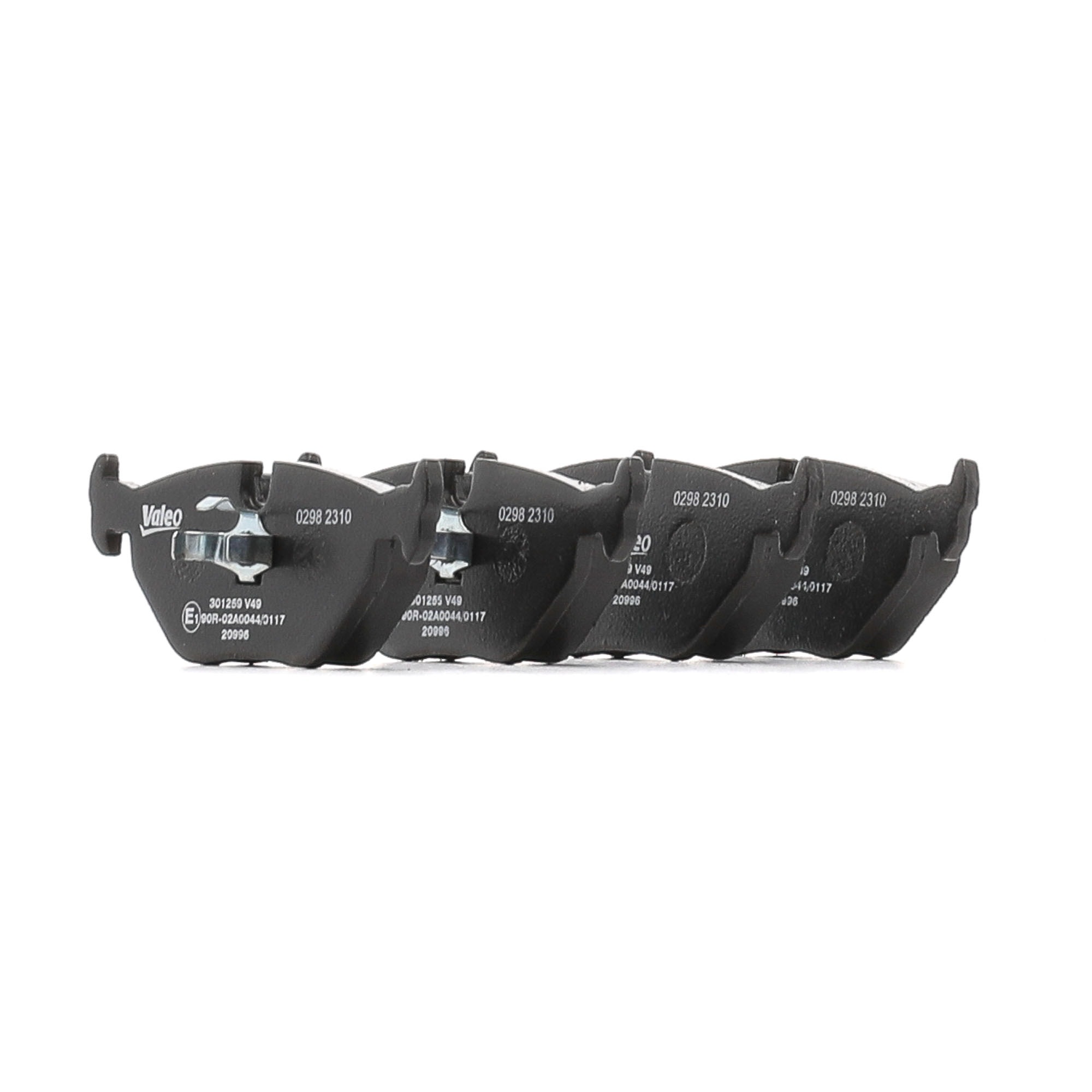 VALEO 301259 Brake pad set FIRST, Rear Axle, without integrated wear sensor