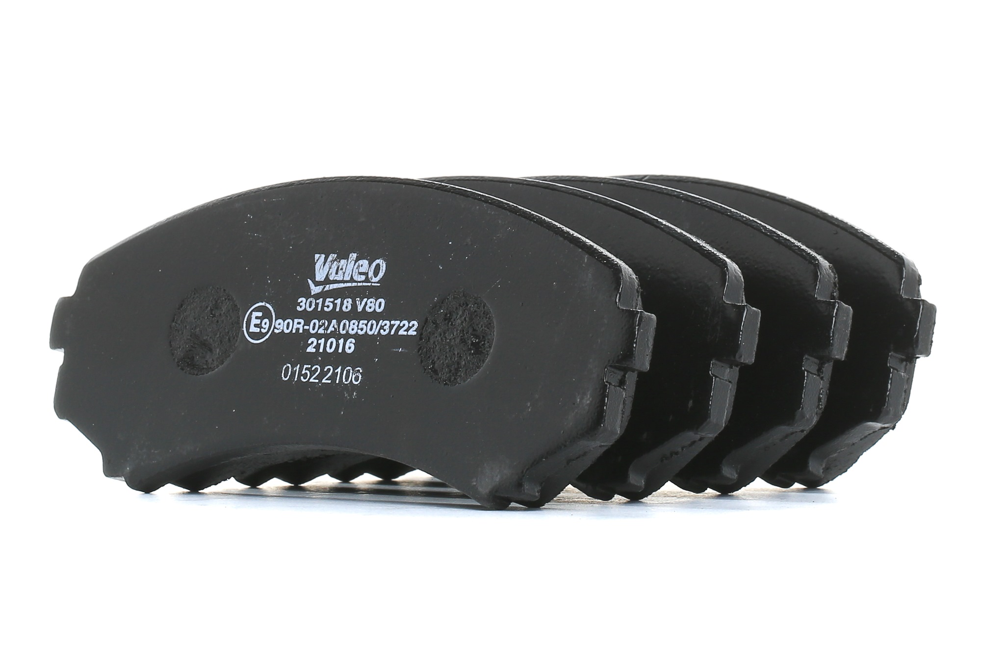 VALEO 301518 Brake pad set FIRST, Front Axle, excl. wear warning contact, without anti-squeak plate