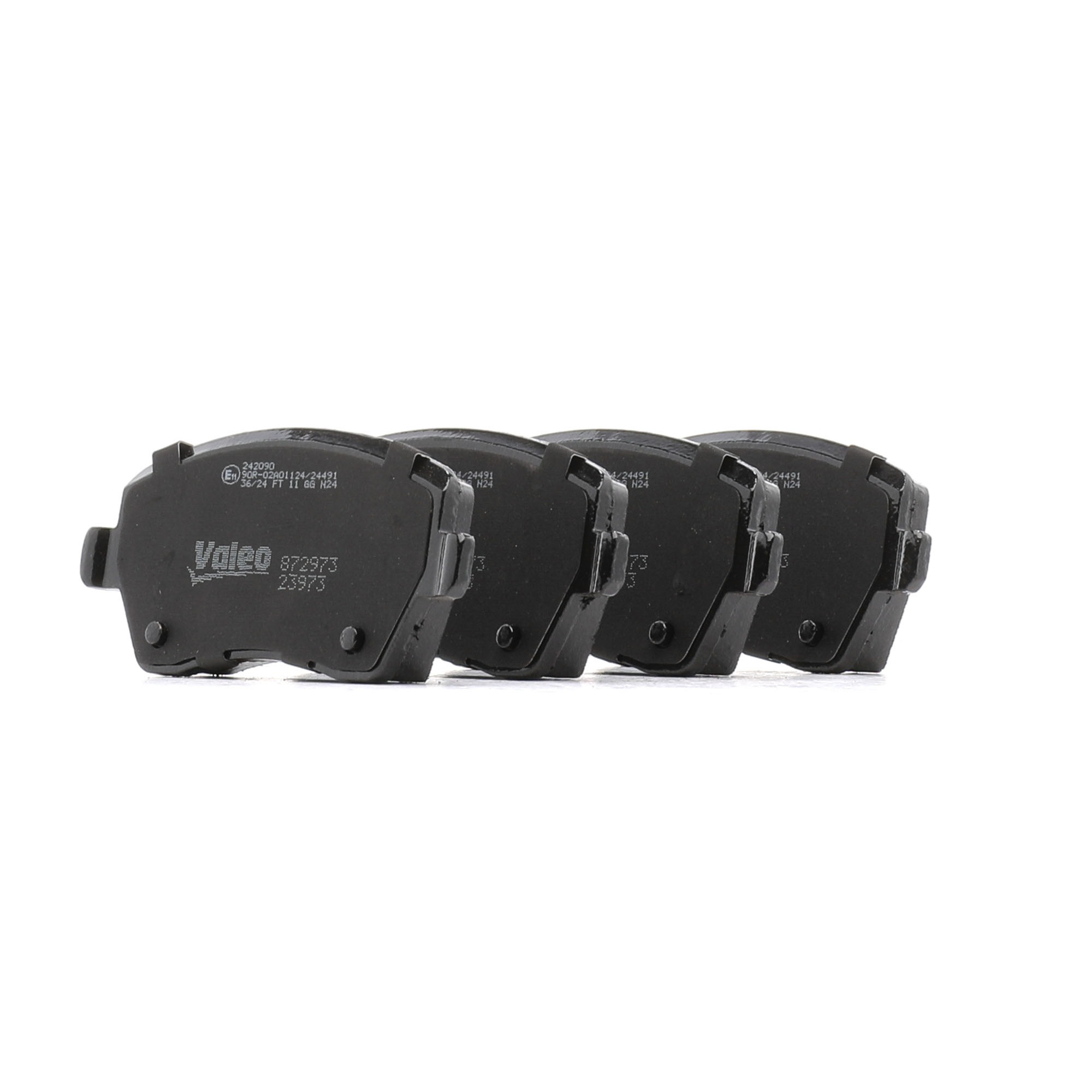 Achat de 23973 VALEO Essieu avant, sans palpeur d'usure intégré Hauteur: 51,9mm, Largeur: 116mm, Épaisseur: 17,5mm Plaquettes de frein 872973 bon marché