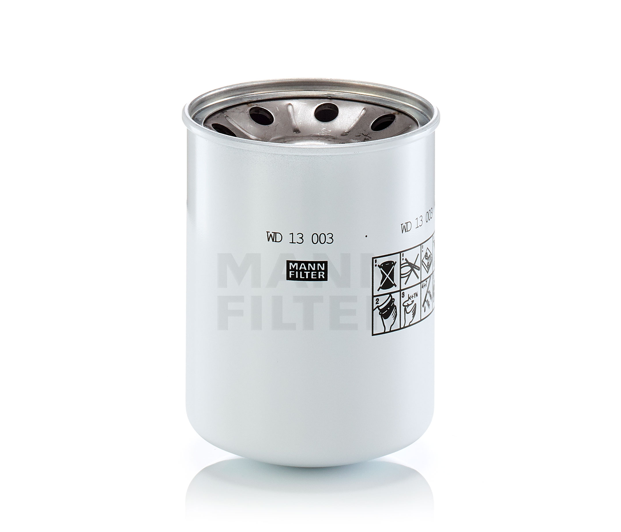 Comprar MANN-FILTER 124 mm Filtro, sistema hidráulico operador WD 13 003 x