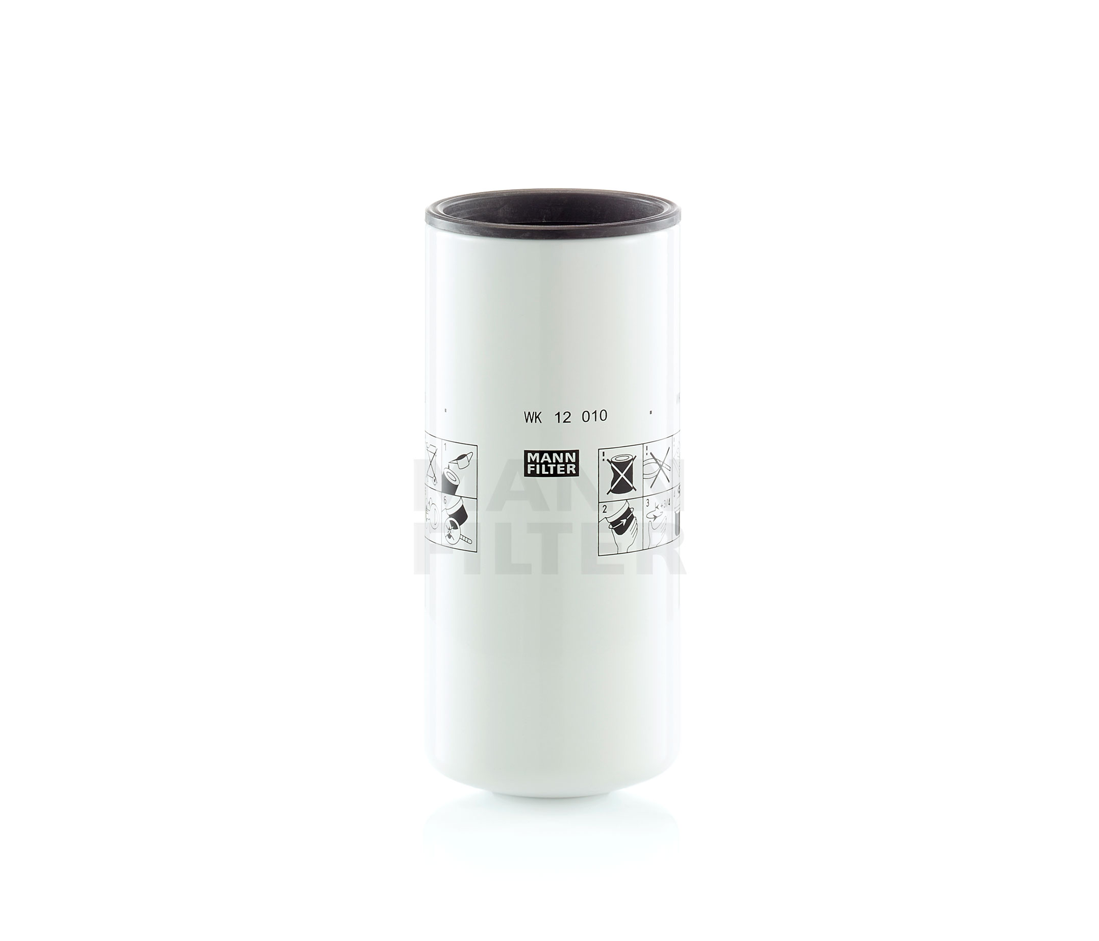 MANN-FILTER Spin-on Filter Height: 267mm Inline fuel filter WK 12 010 buy