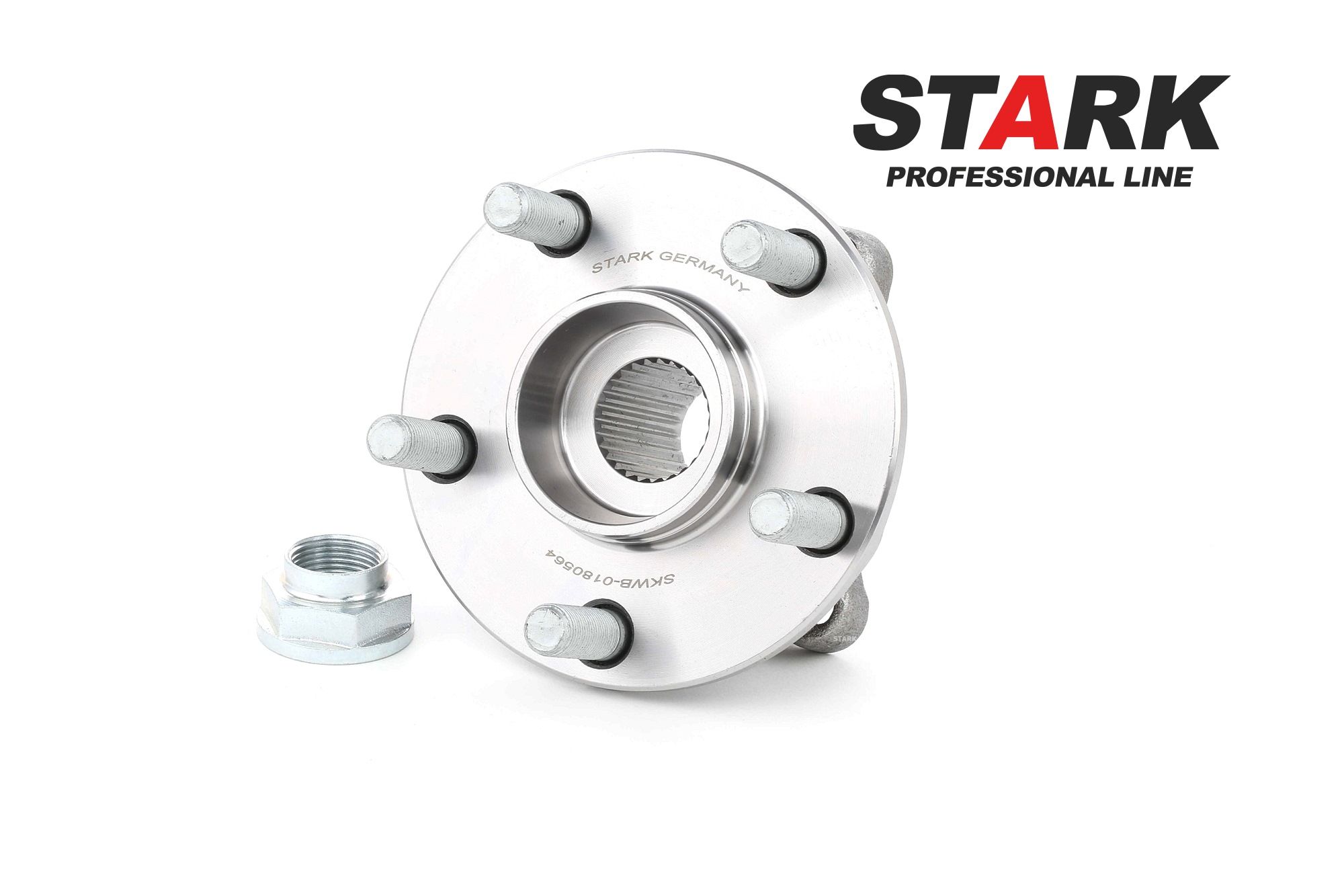 STARK SKWB-0180564 Wheel bearing kit Front axle both sides, with integrated ABS sensor, with integrated magnetic sensor ring, 124 mm