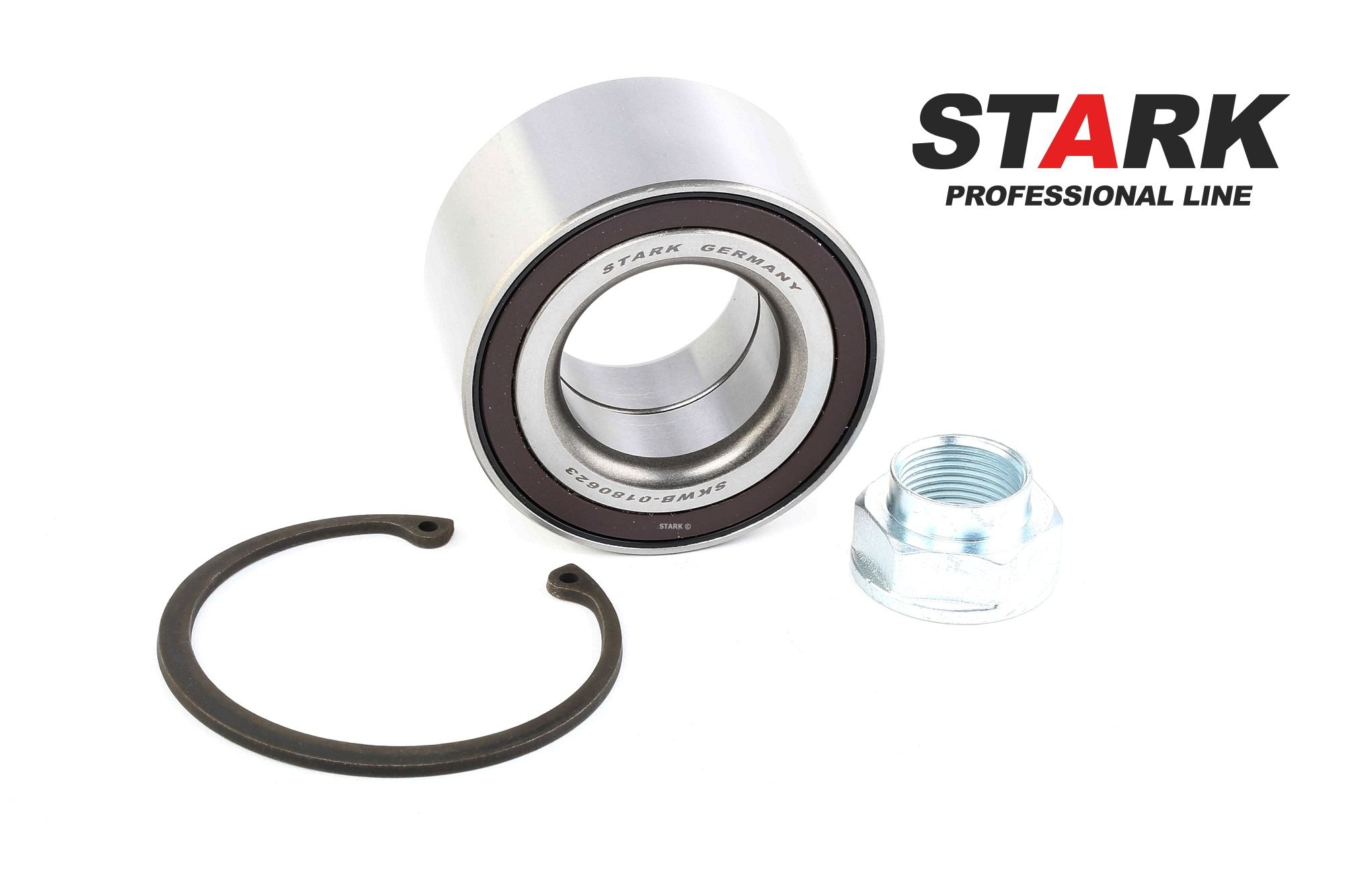 STARK SKWB-0180623 Wheel bearing kit Rear Axle both sides, Front axle both sides, with integrated ABS sensor, 73 mm