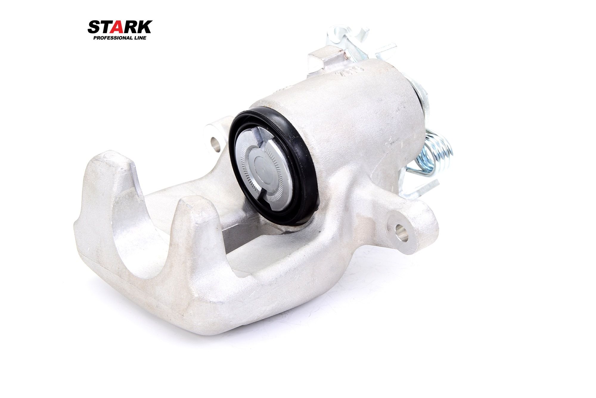 STARK SKBC-0460079 Brake caliper Aluminium, Rear Axle Left, without holder