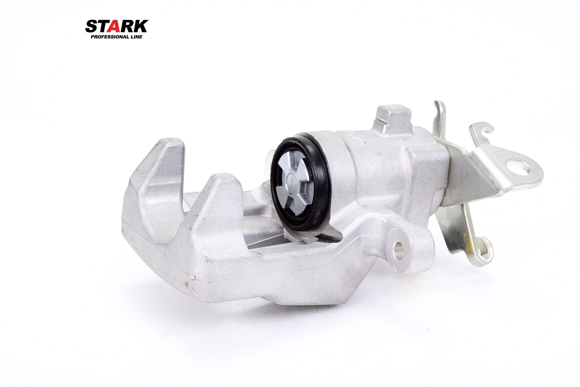 STARK SKBC-0460205 Brake caliper Aluminium, 118mm, Rear Axle Left, without holder, for vehicles without electric parking brake