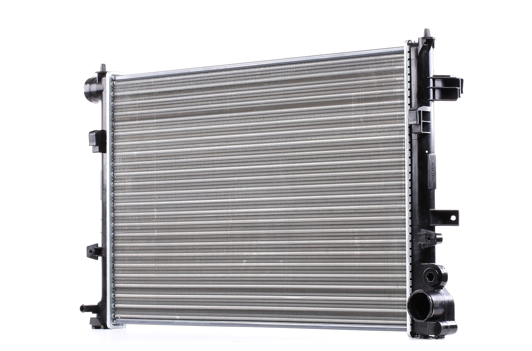 STARK SKRD-0120218 Engine radiator Aluminium, Plastic, for vehicles with/without air conditioning, Manual Transmission