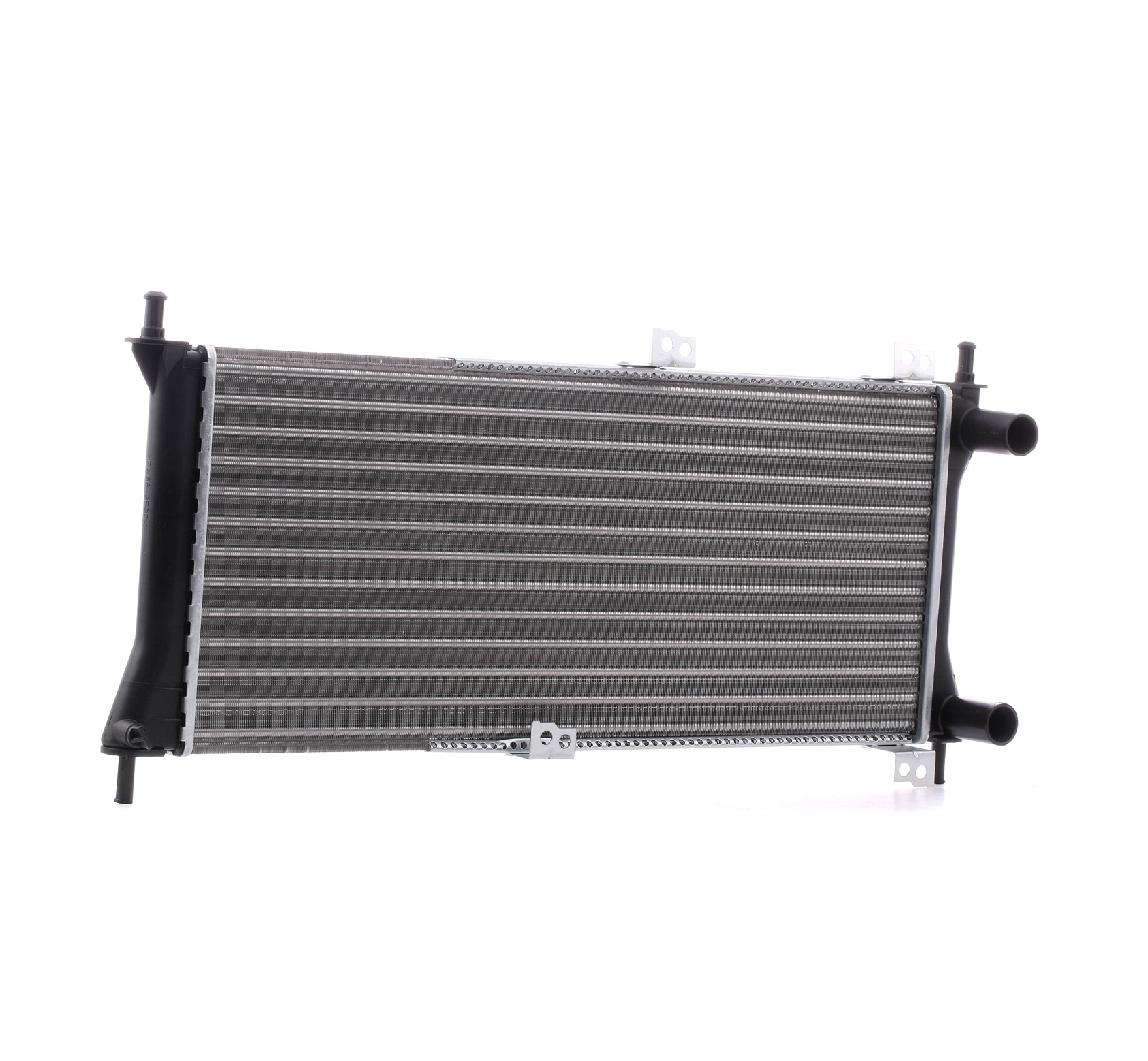 STARK SKRD-0120345 Engine radiator Aluminium, Plastic, for vehicles without air conditioning, Manual Transmission