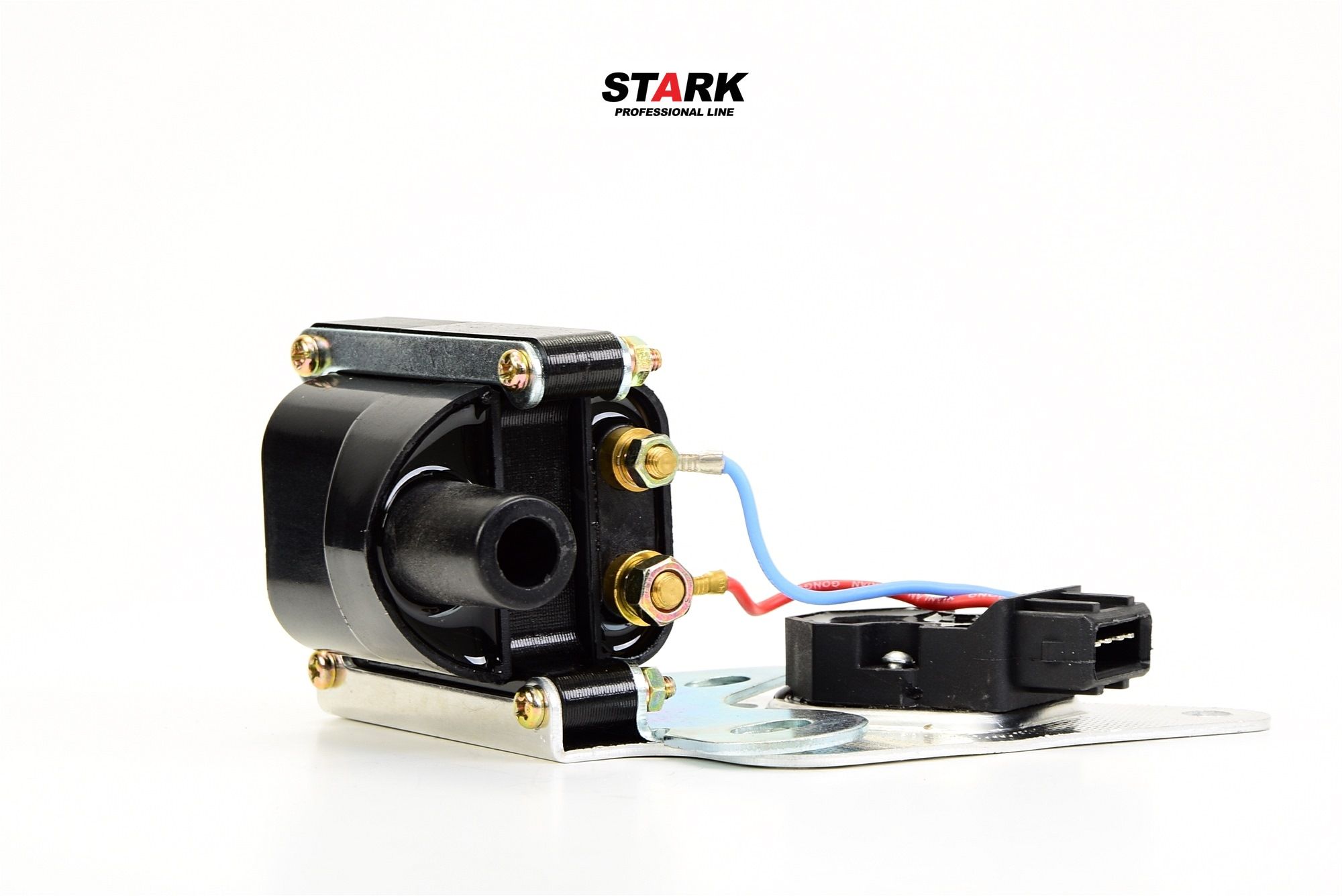 STARK SKCO-0070099 Ignition coil 4-pin connector, 12V, Connector Type, saw teeth, for vehicles with distributor