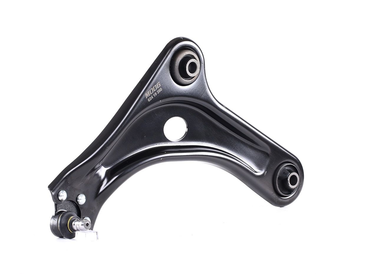 MOOG with rubber mount, Left, Lower, Front Axle, Control Arm, Sheet Steel Control arm PE-WP-13659 buy