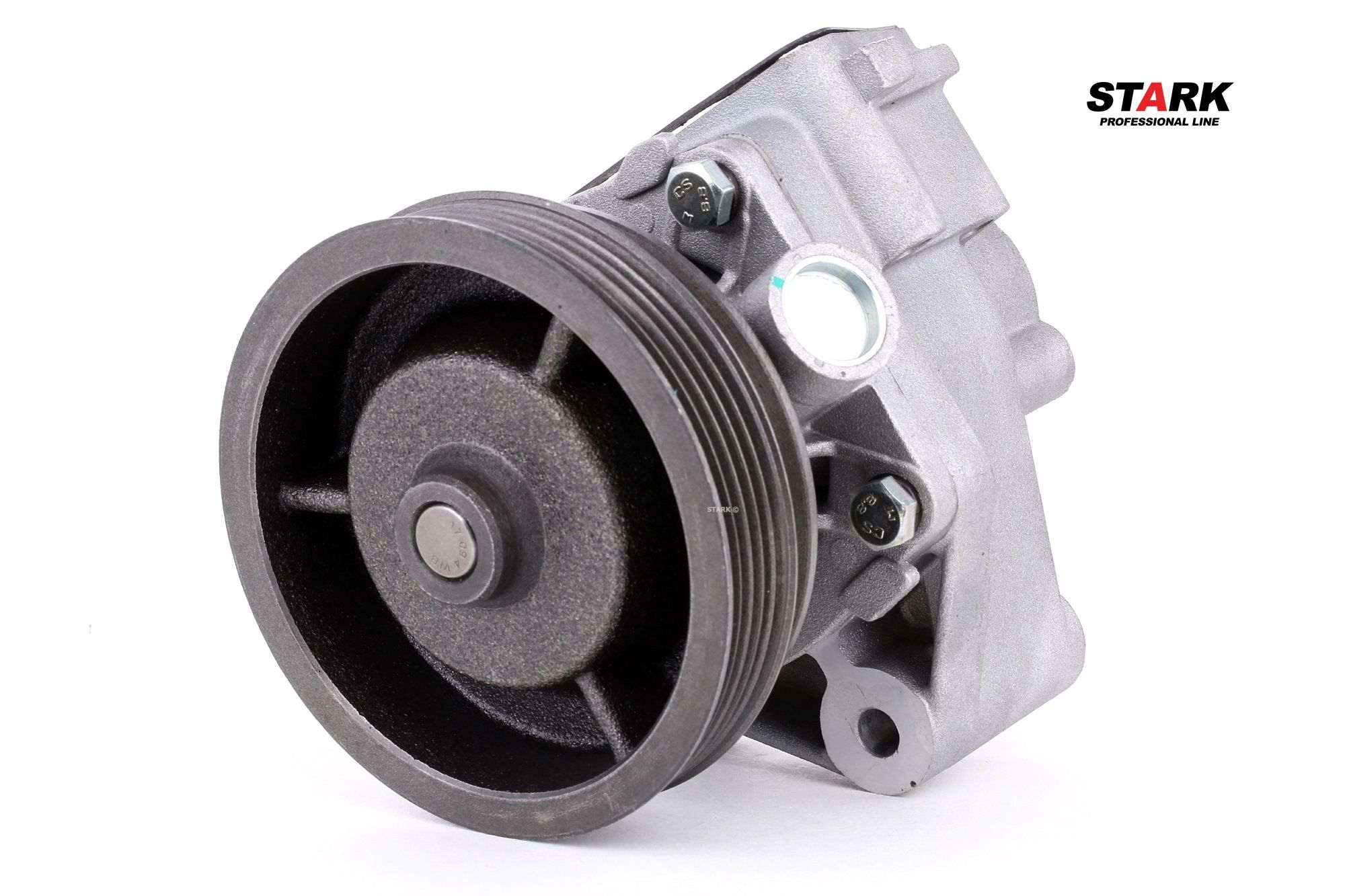 STARK SKWP-0520124 Water pump with double pulley, Belt Pulley Ø: 122 mm, with housing, for v-belt use, for v-ribbed belt use