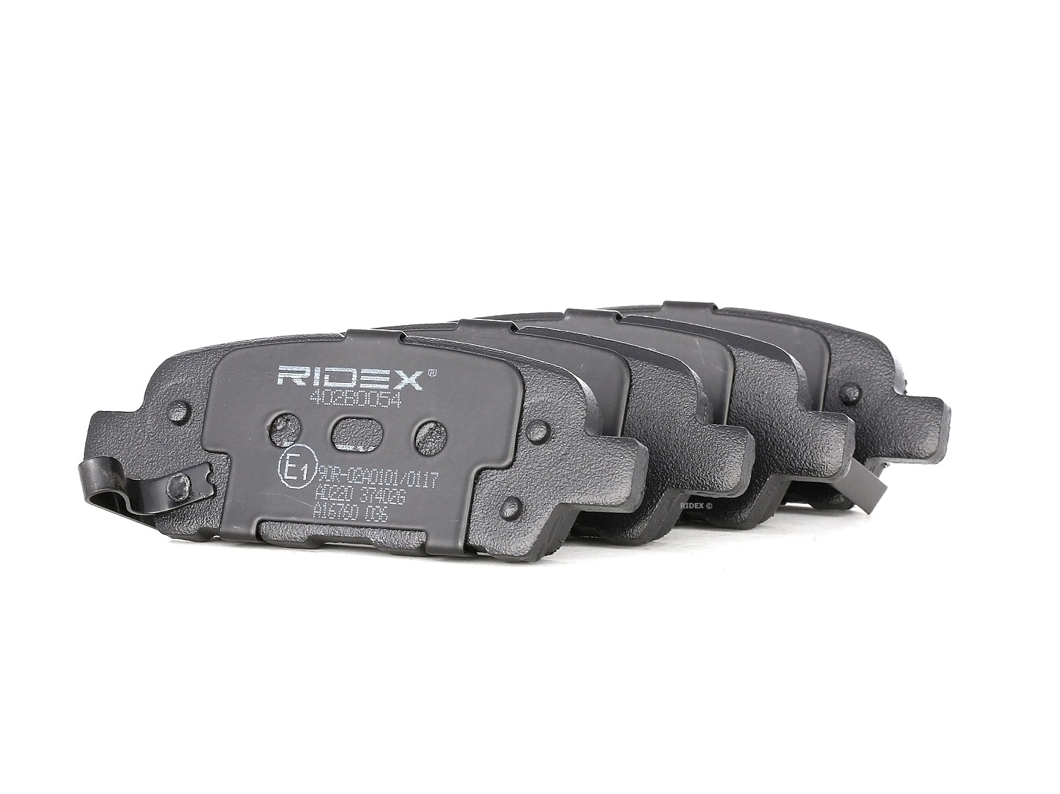 Koop Remblokkenset RIDEX 402B0054 - NISSAN Remmen onderdelen online