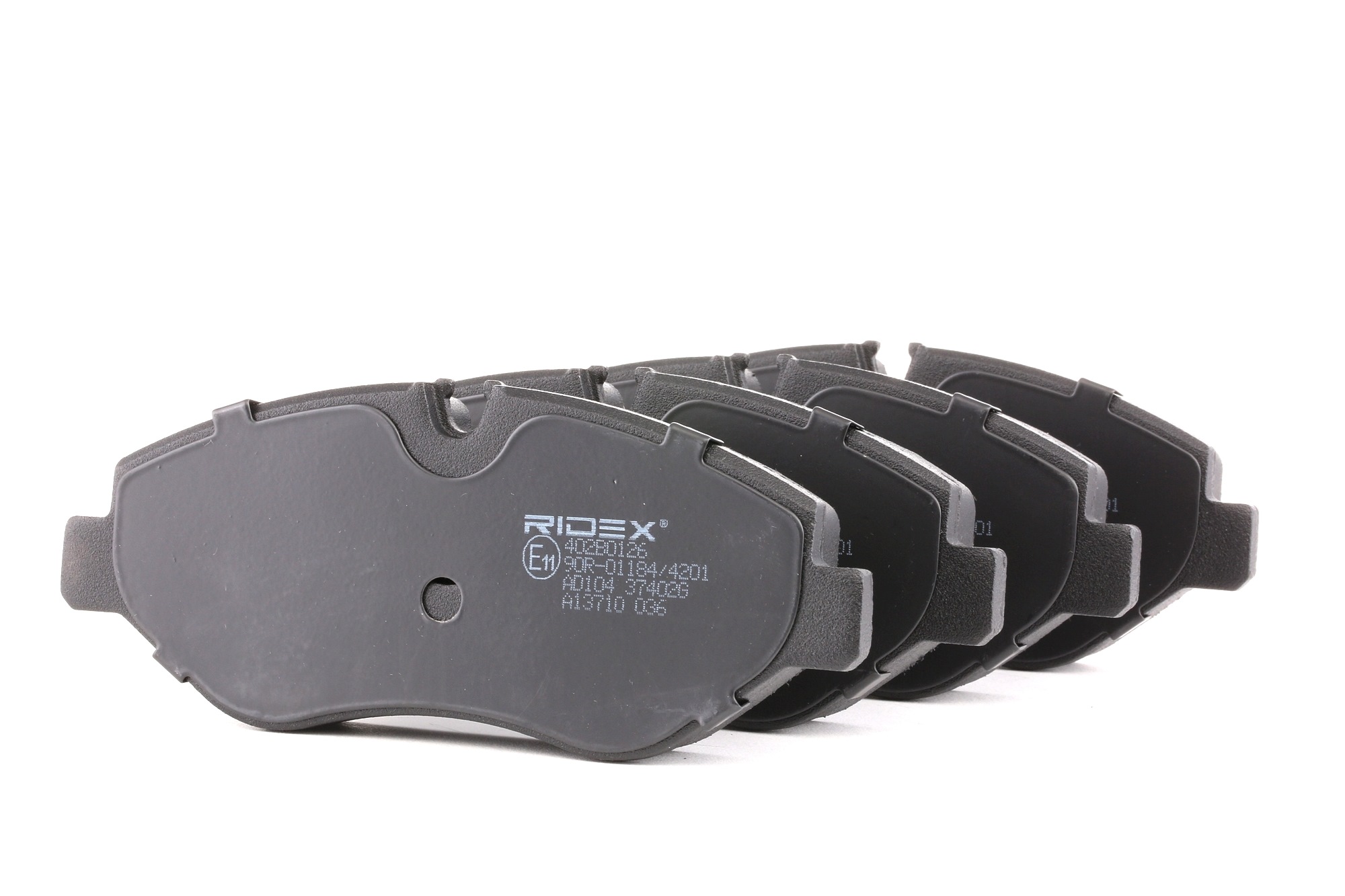 Buy Brake pad set RIDEX 402B0126 - Tuning parts MERCEDES-BENZ VIANO online
