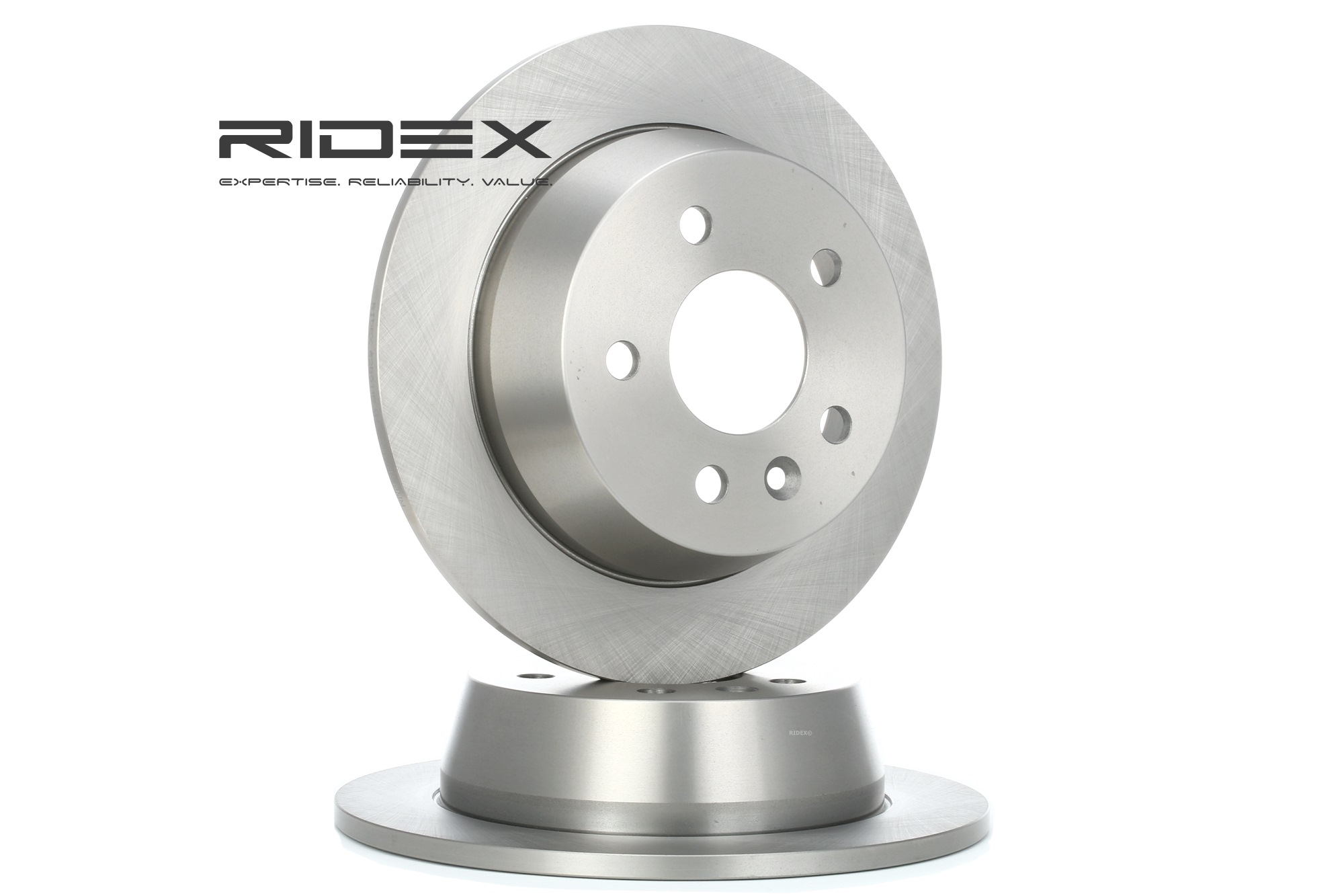 RIDEX 82B0115 Disco freno 280x10mm, 5/6x112, pieno, senza viti/bulloni