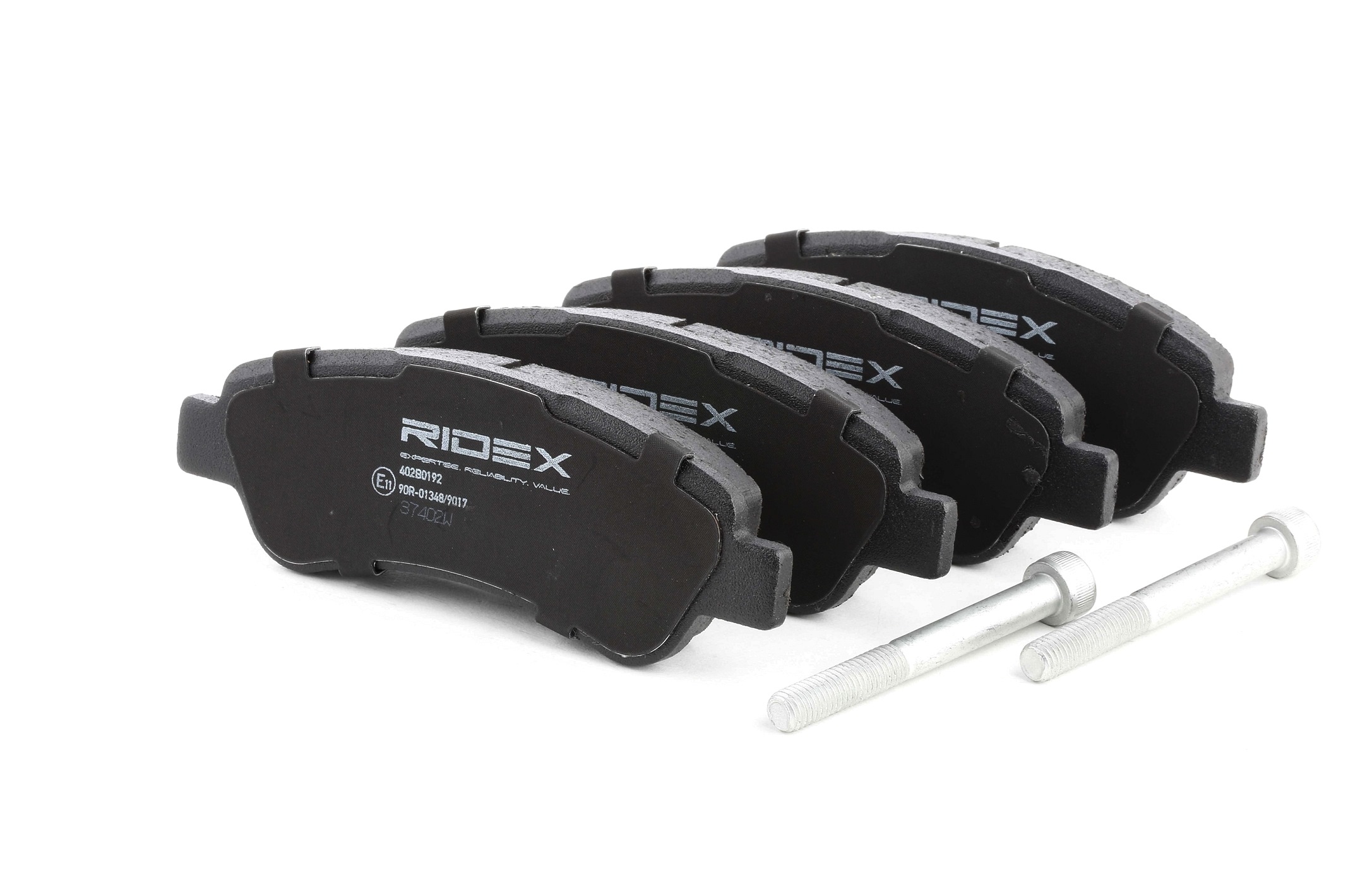 RIDEX 402B0192 Brake pad set Rear Axle, Axle Vers.: Rear
