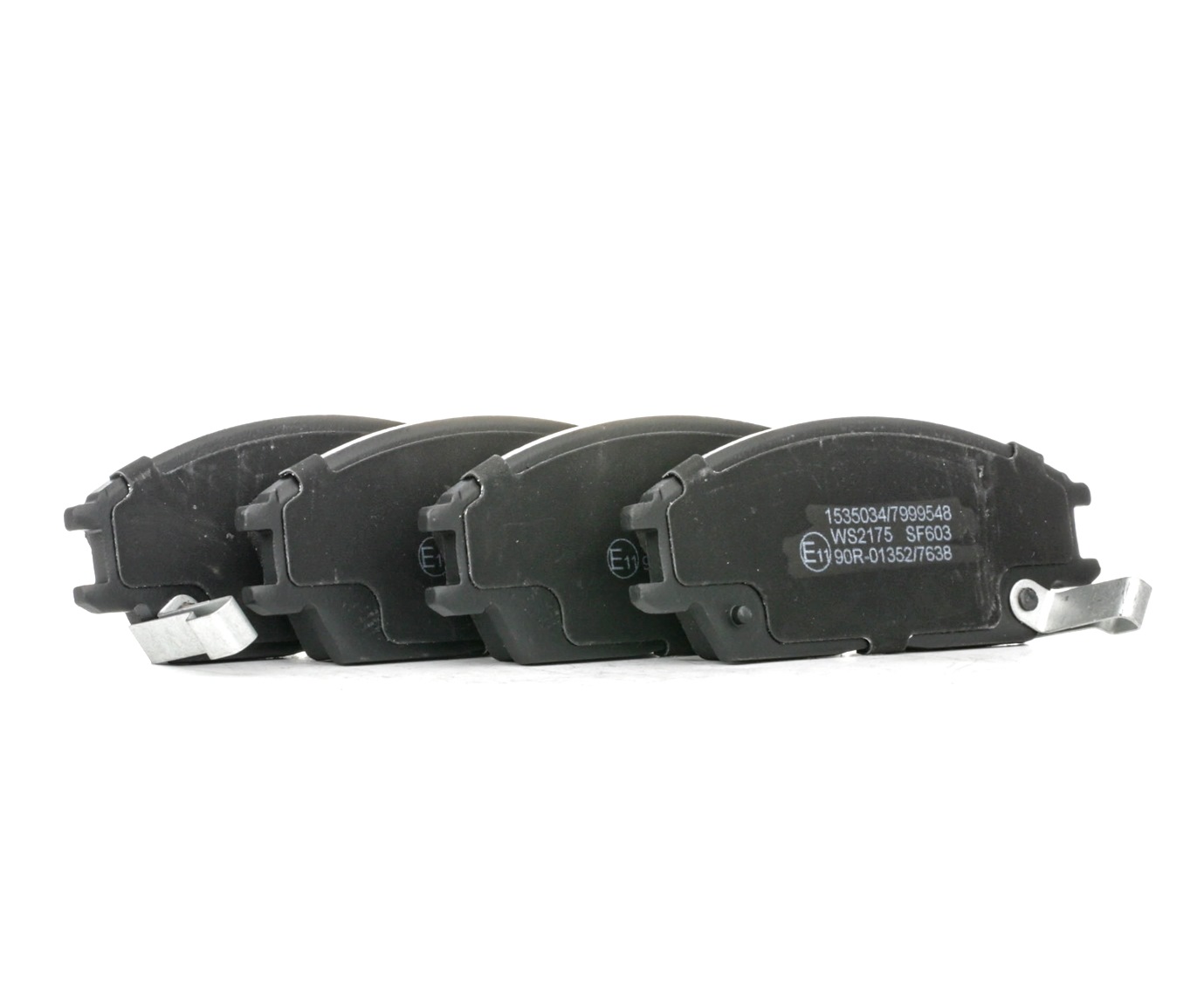 RIDEX Front Axle, with acoustic wear warning Height: 49mm, Width: 127,4mm, Thickness: 14,8mm Brake pads 402B0132 buy
