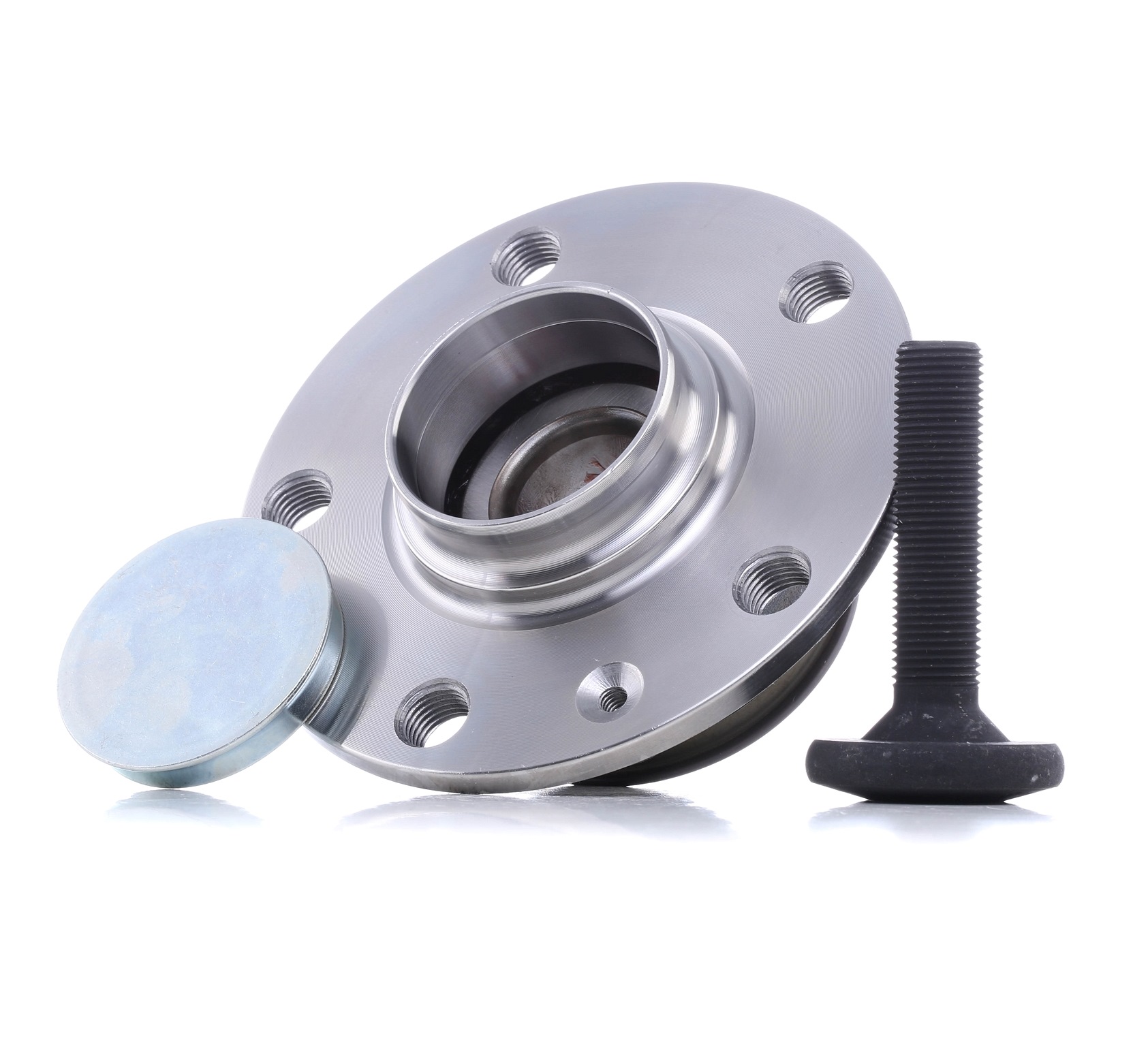 RIDEX 654W0020 Hjullagersats med inbyggd magnetisk sensorring, med hjullager, med skruv, med fettkåpa, 136,5 mm