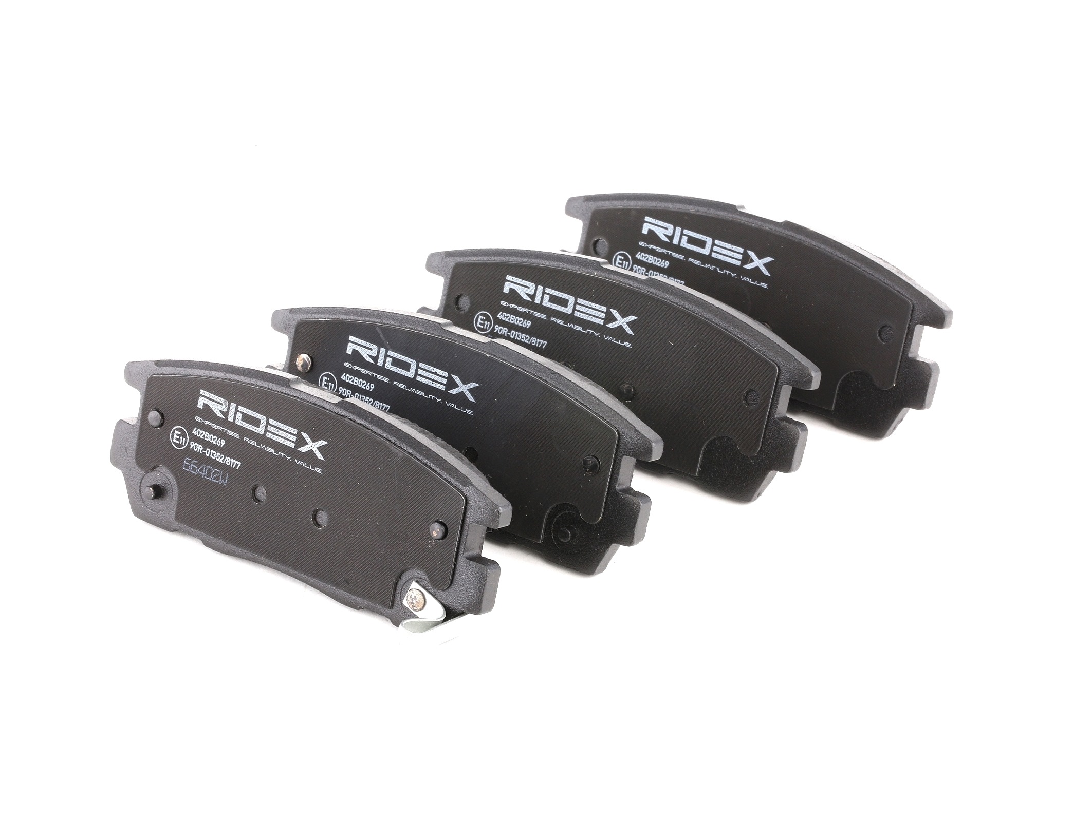 Opel CROSSLAND X Disk brake pads 7999870 RIDEX 402B0269 online buy