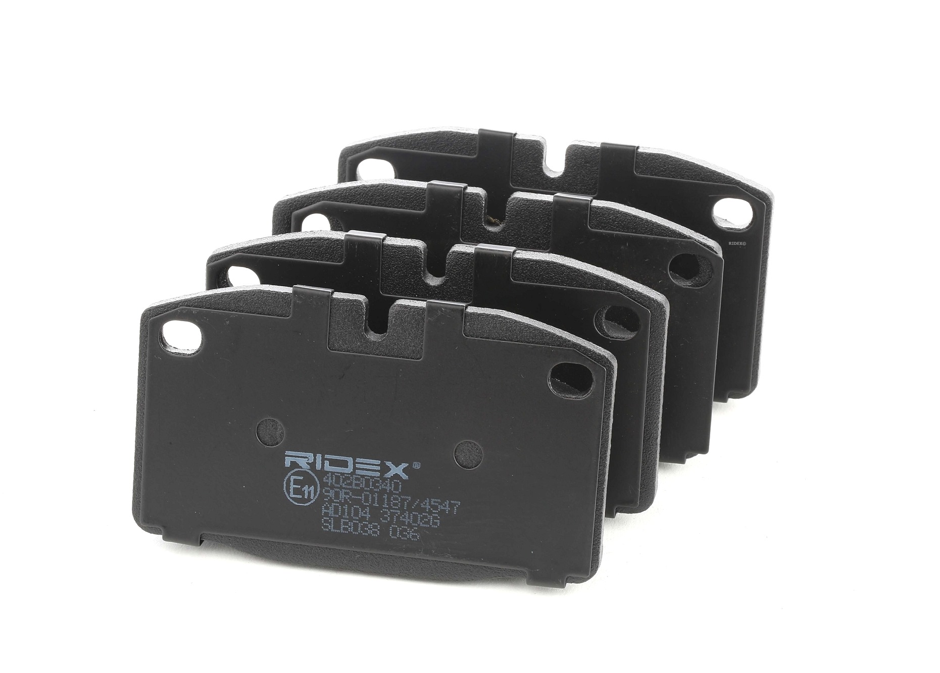 Original RIDEX Disc pads 402B0340 for OPEL CORSA