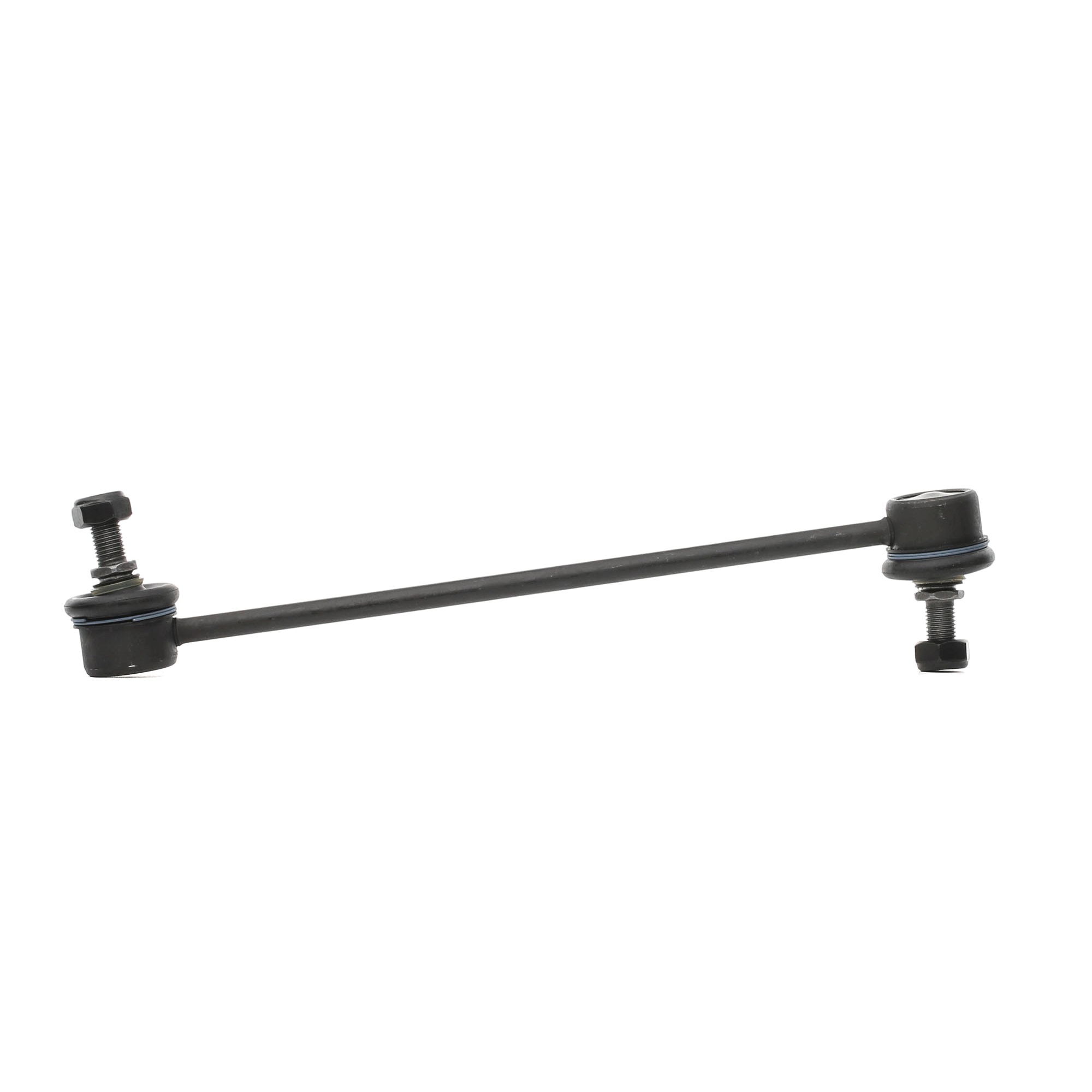 RIDEX 3229S0052 Anti-roll bar link Front Axle, 261mm, M10*1.25 , with accessories, Steel , for left-hand/right-hand drive vehicles